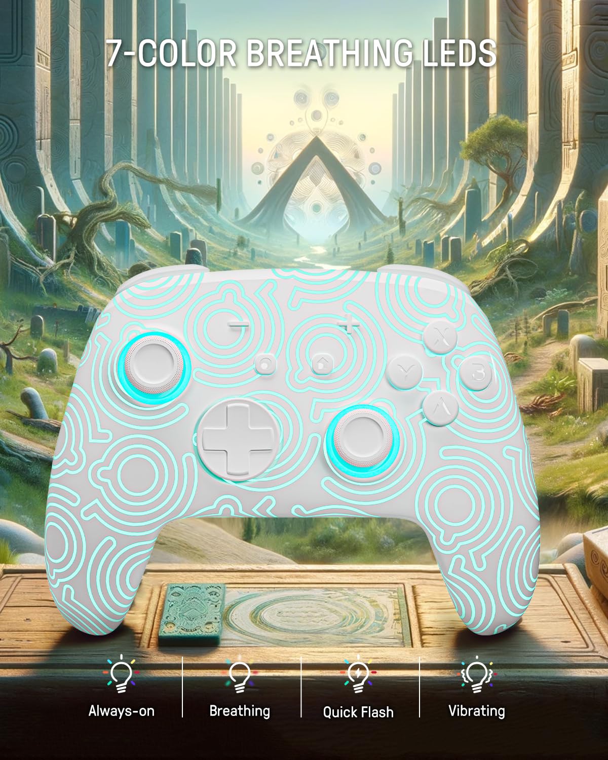 MANDO SWITCH PRO FUNLAB FIREFLY BLUETOOTH BLANCO - 5