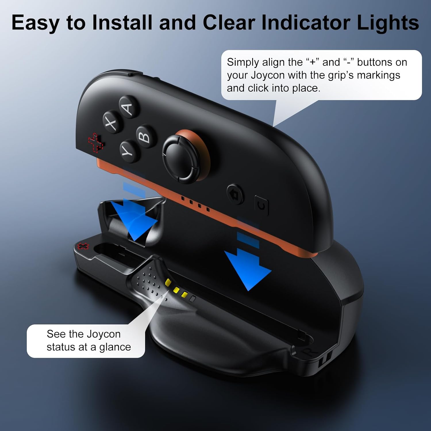 GRIP PARA MOUSE HONCAM PARA JOYCONS SWITCH 2, PACK 2 UNIDADES - 4