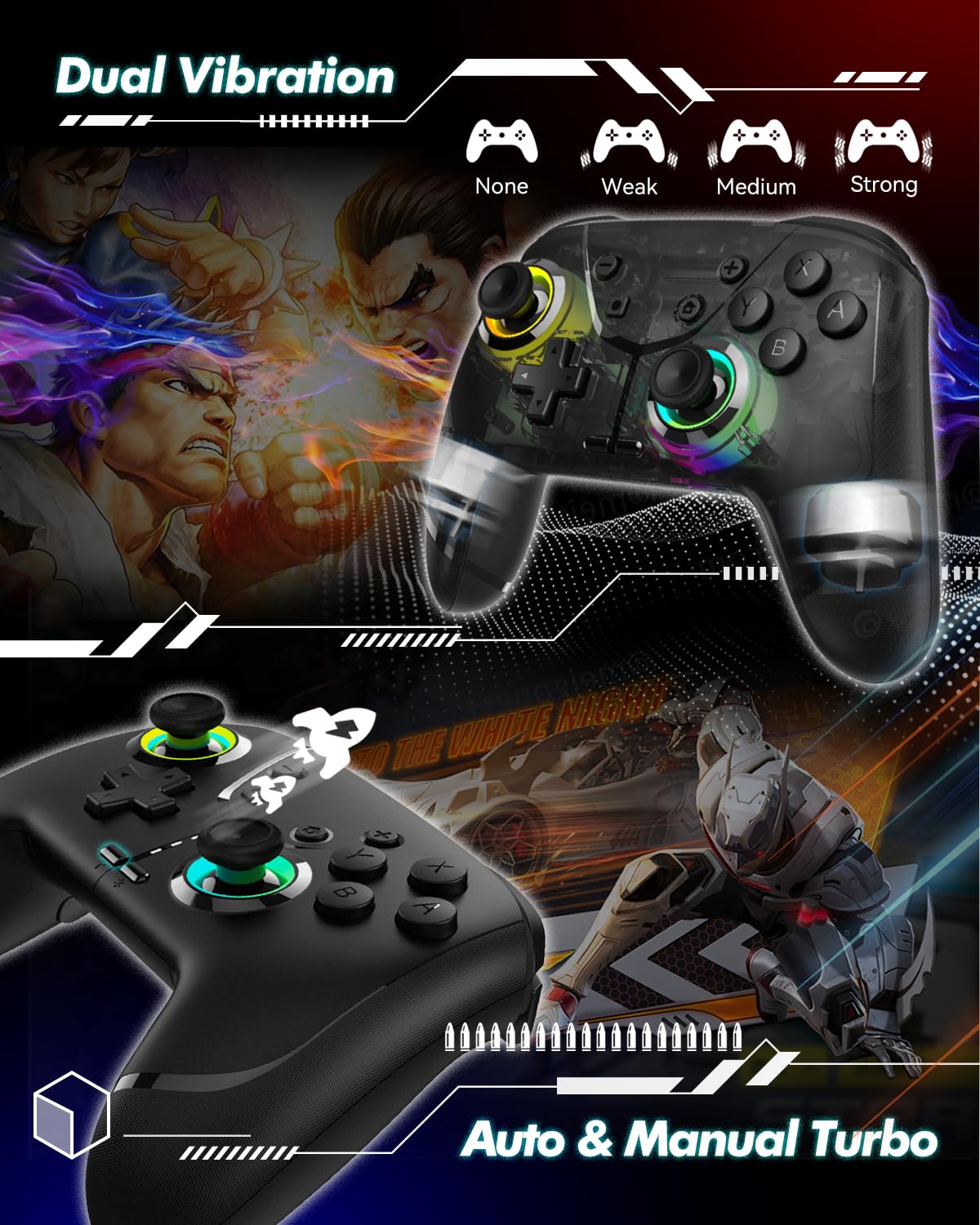 MANDO INALÁMBRICO GMBACK SWITCH 2 PARA NINTENDO SWITCH 2/SWITCH/LITE/OLED - 5