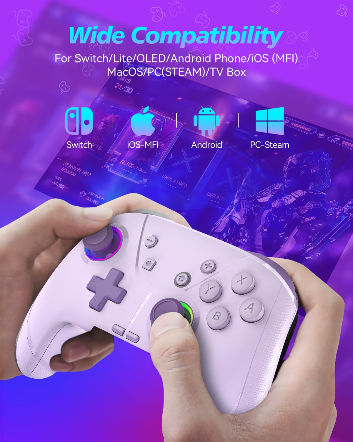 MANDO INALÁMBRICO GMBACK SWITCH 2 PRO CON FUNCIÓN HOME WAKE UP Y LOOP MACRO - 2