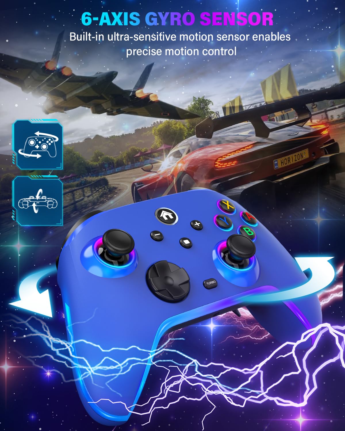 MANDO INALÁMBRICO ZRZLMVP PRO PARA NINTENDO SWITCH/OLED/LITE/SWITCH 2 - 5