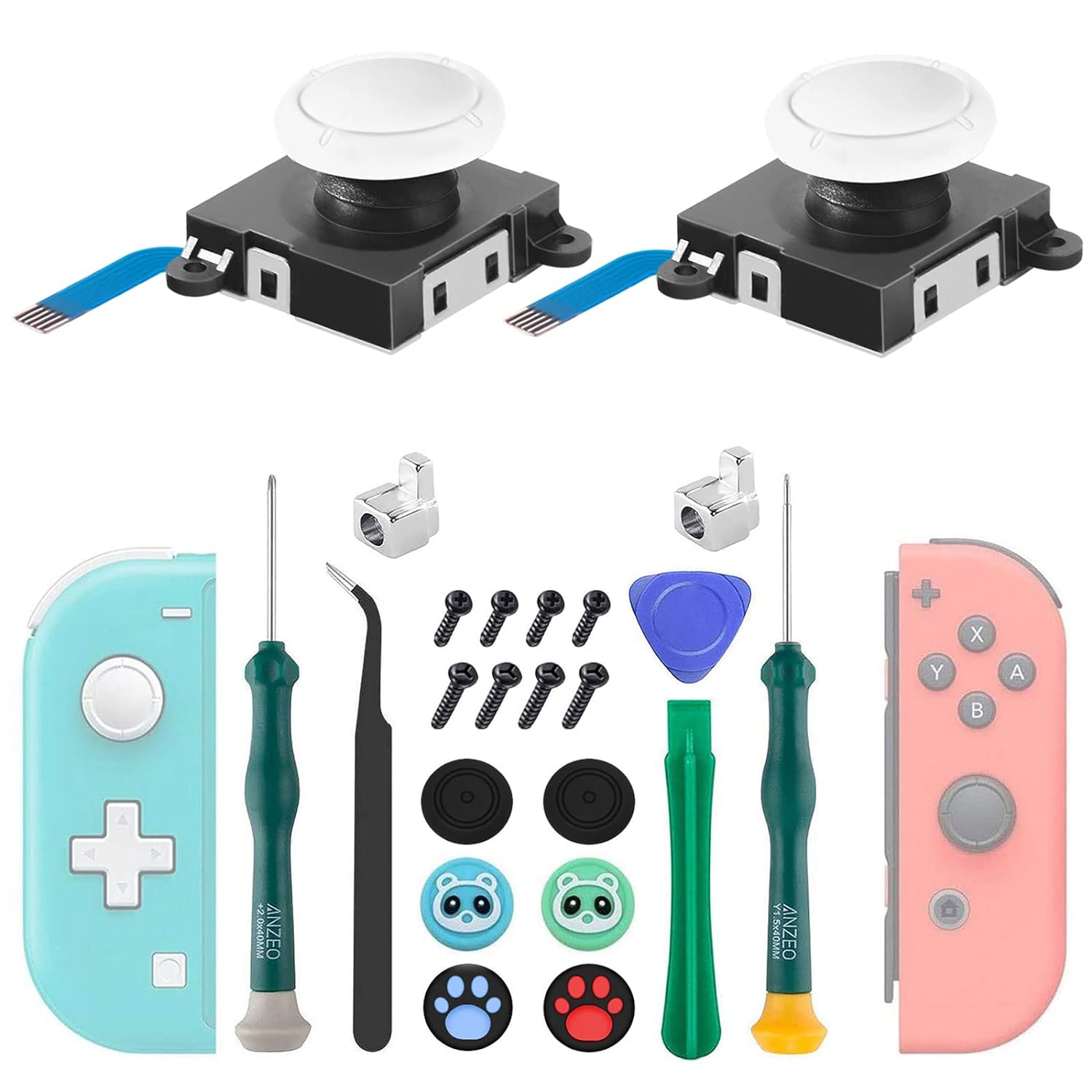 MANDOS JOYSTICK REPUESTO LONANDY PARA NINTENDO SWITCH 2 UNIDADES - 1