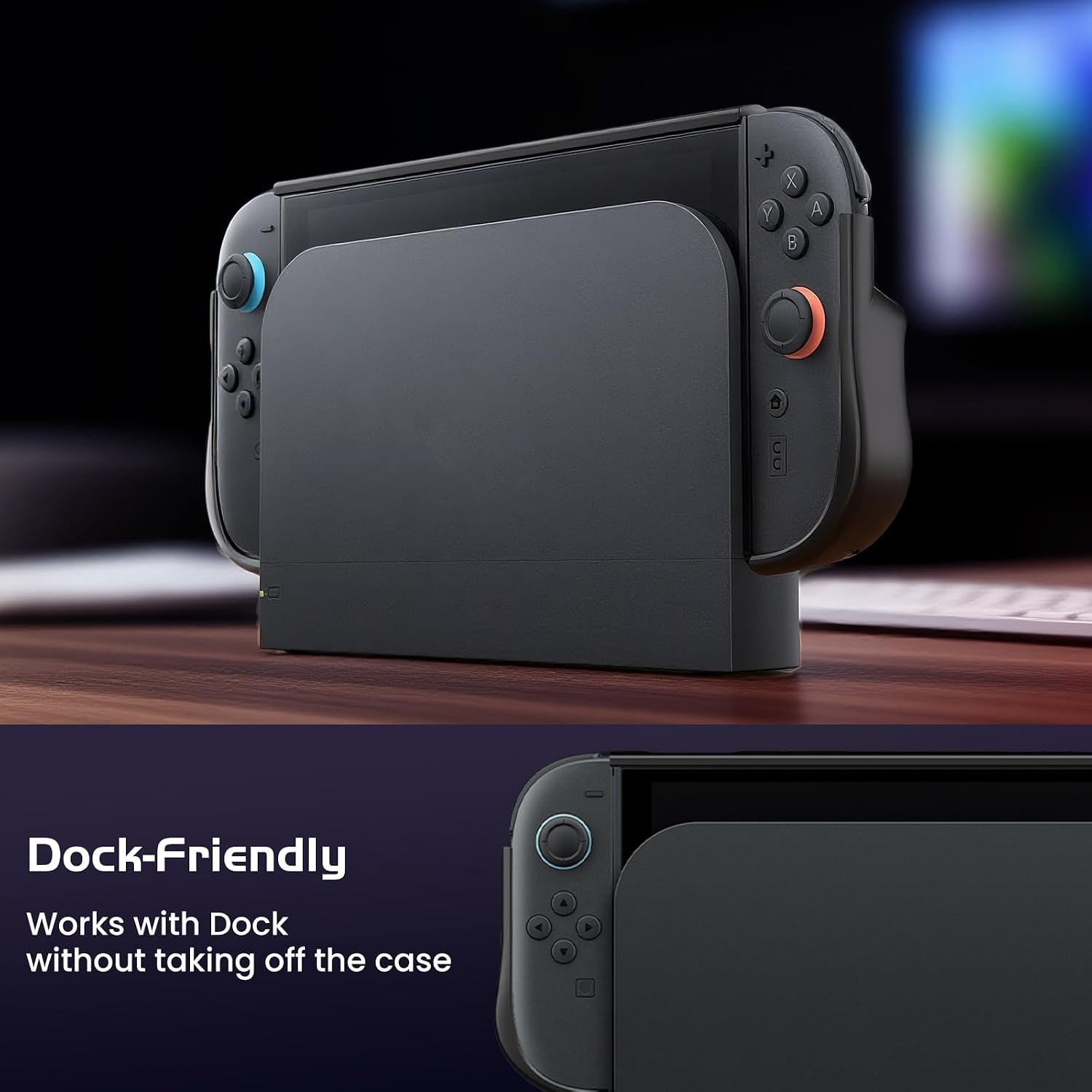 FUNDA PROTECTORA CON AGARRE ERGONÓMICO FIWWAT PARA NINTENDO SWITCH 2 - 3