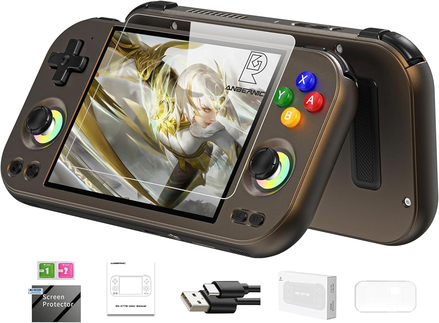 CONSOLA PORTÁTIL AIVUIDBS RG477M 128GB ANDROID 14 PANTALLA TÁCTIL 4.7 PULG - 1