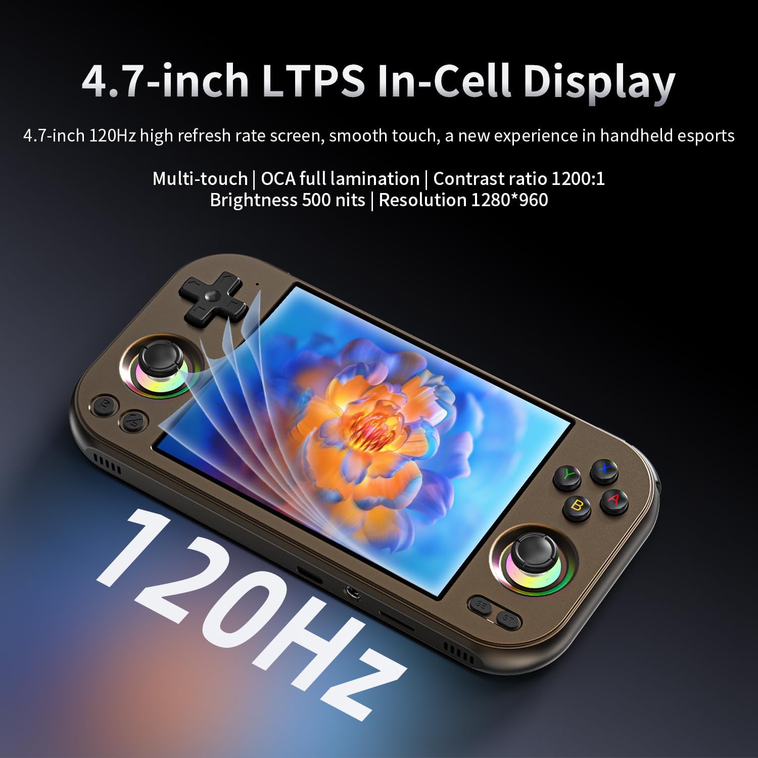 CONSOLA PORTÁTIL AIVUIDBS RG477M 128GB ANDROID 14 PANTALLA TÁCTIL 4.7 PULG - 3