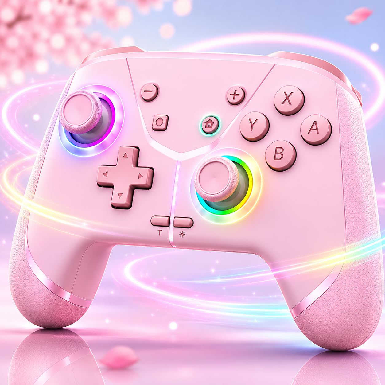 CONTROL INALÁMBRICO LIGAME PRO PARA NINTENDO SWITCH ROSA - 1
