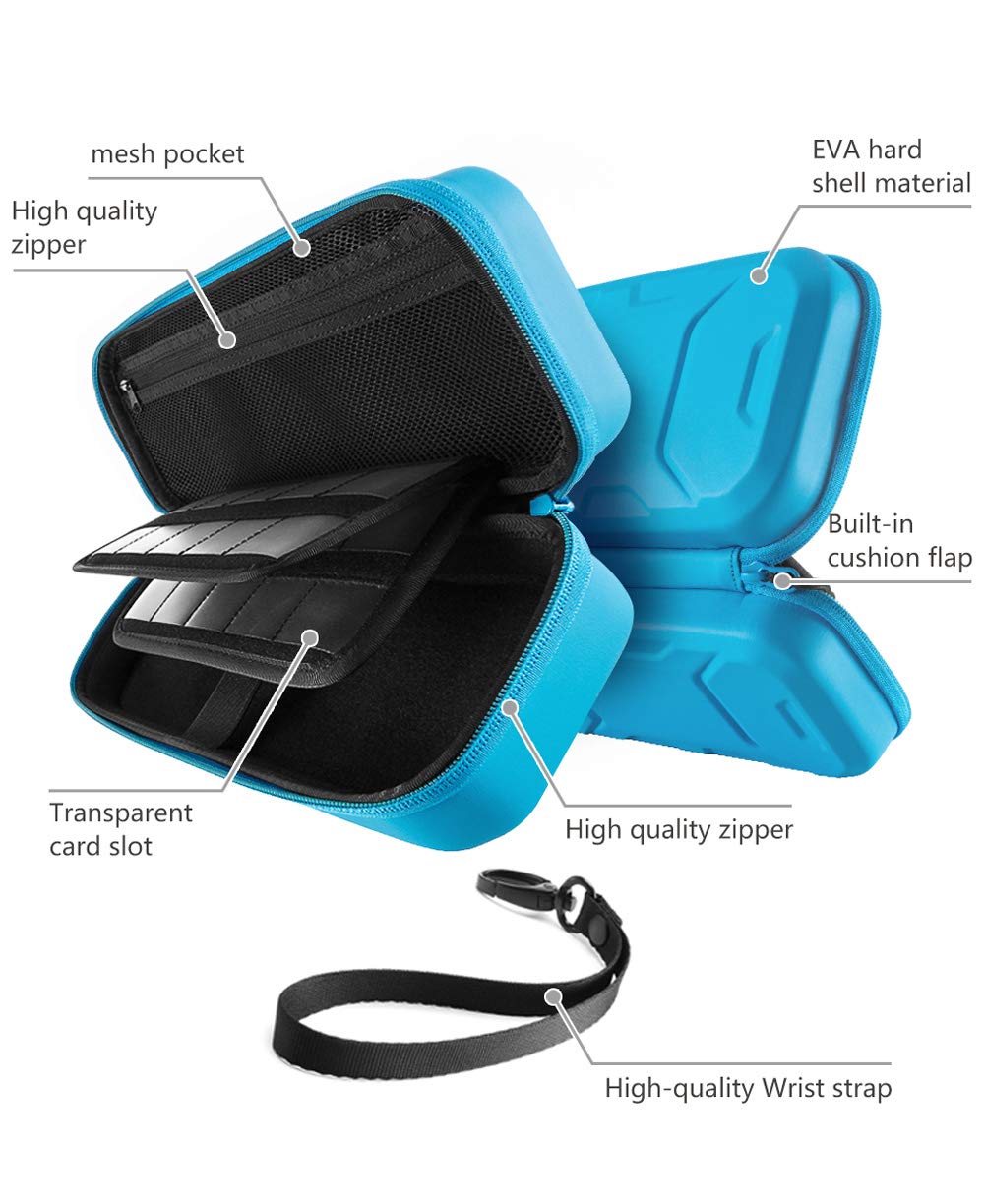ESTUCHE MUMBA PARA NINTENDO SWITCH 1/OLED/LITE VERSIÓN ESTÁNDAR AZUL - 4