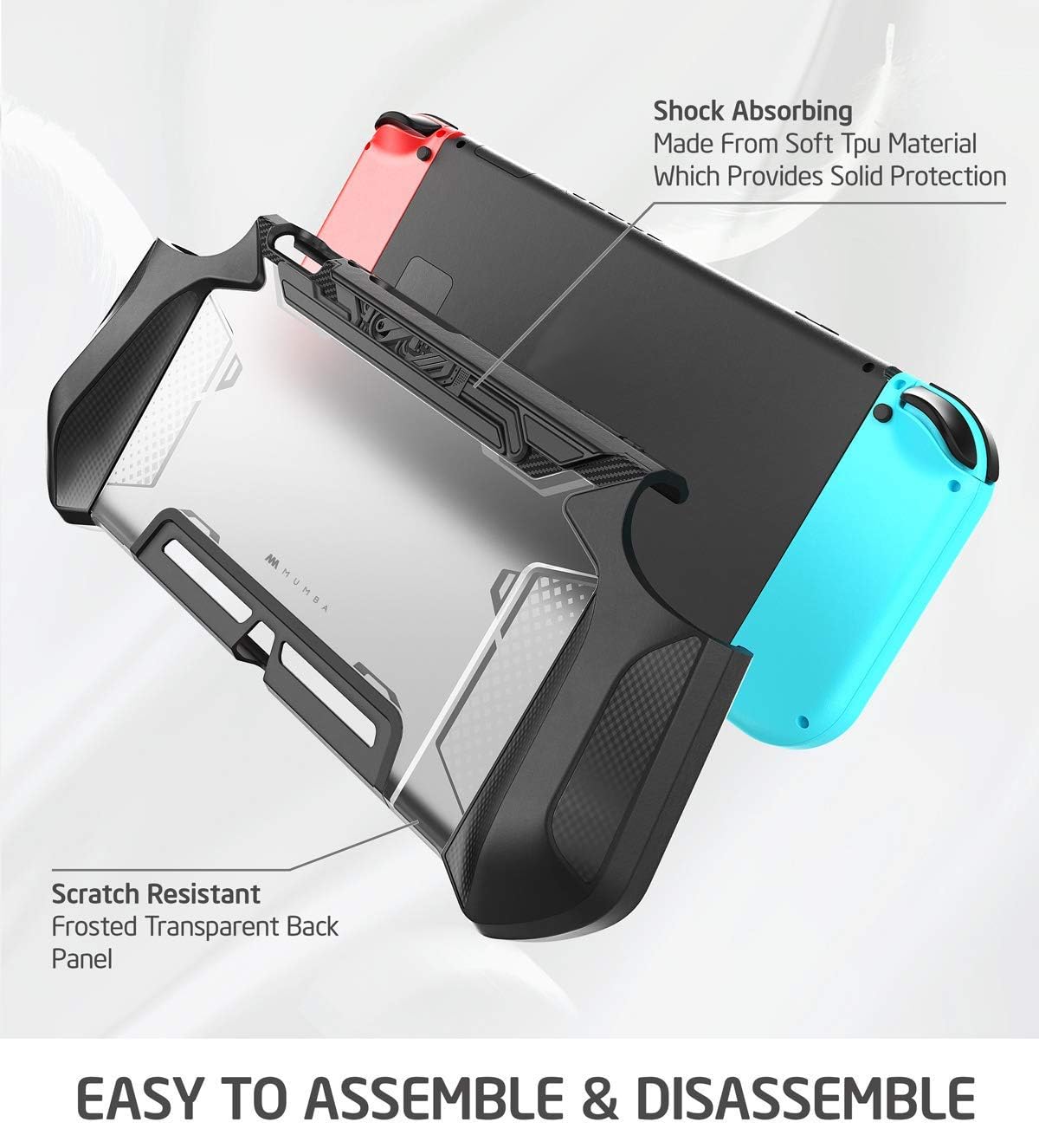 FUNDA MUMBA BLADE SERIES PARA NINTENDO SWITCH 1 (2017) NEGRA - 4