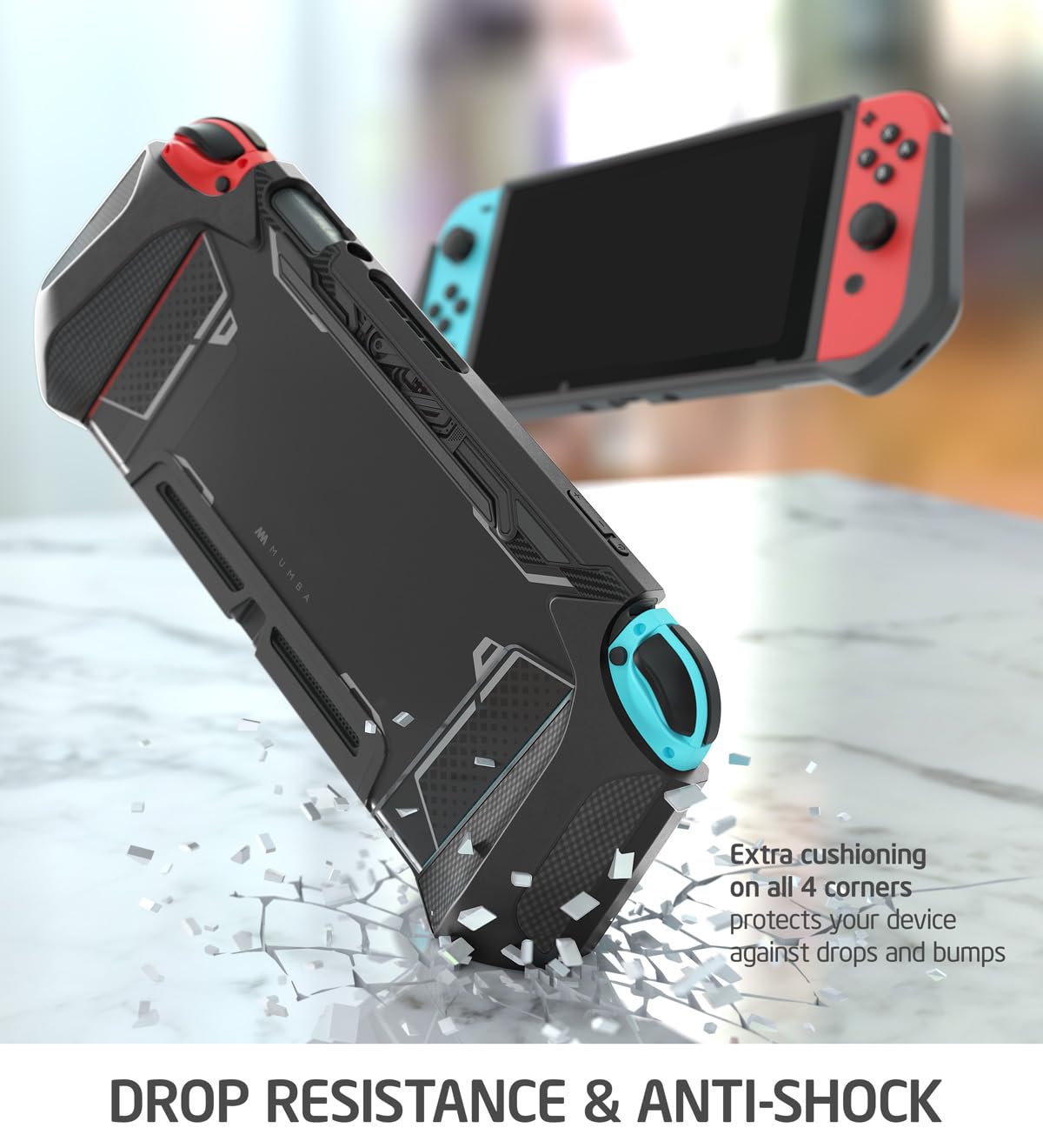 FUNDA MUMBA BLADE SERIES PARA NINTENDO SWITCH 1 (2017) NEGRA - 5