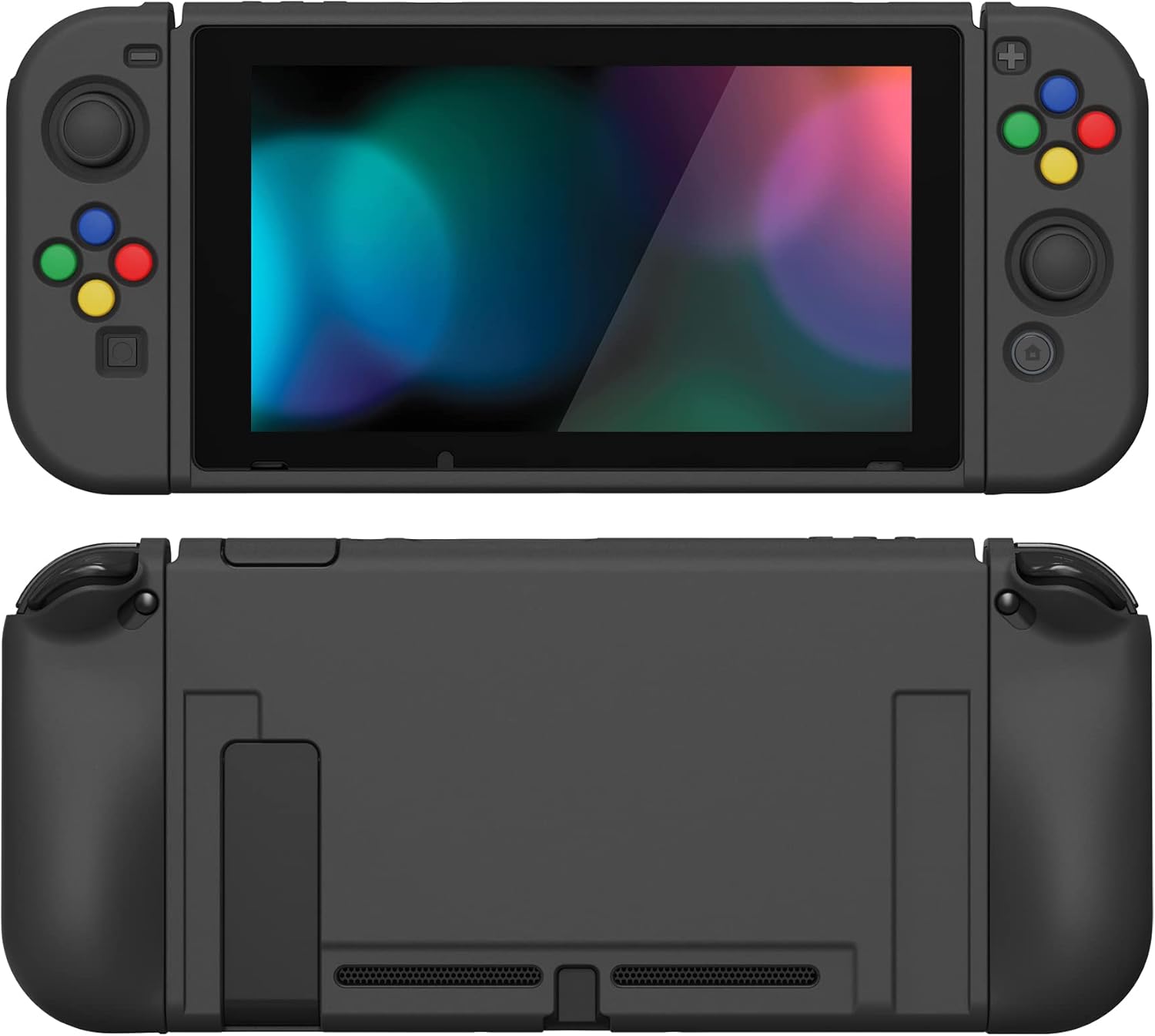 FUNDA PROTECTORA FLEXIBLE PLAYVITAL ZEALPROTECT PARA NINTENDO SWITCH NEGRA - 1