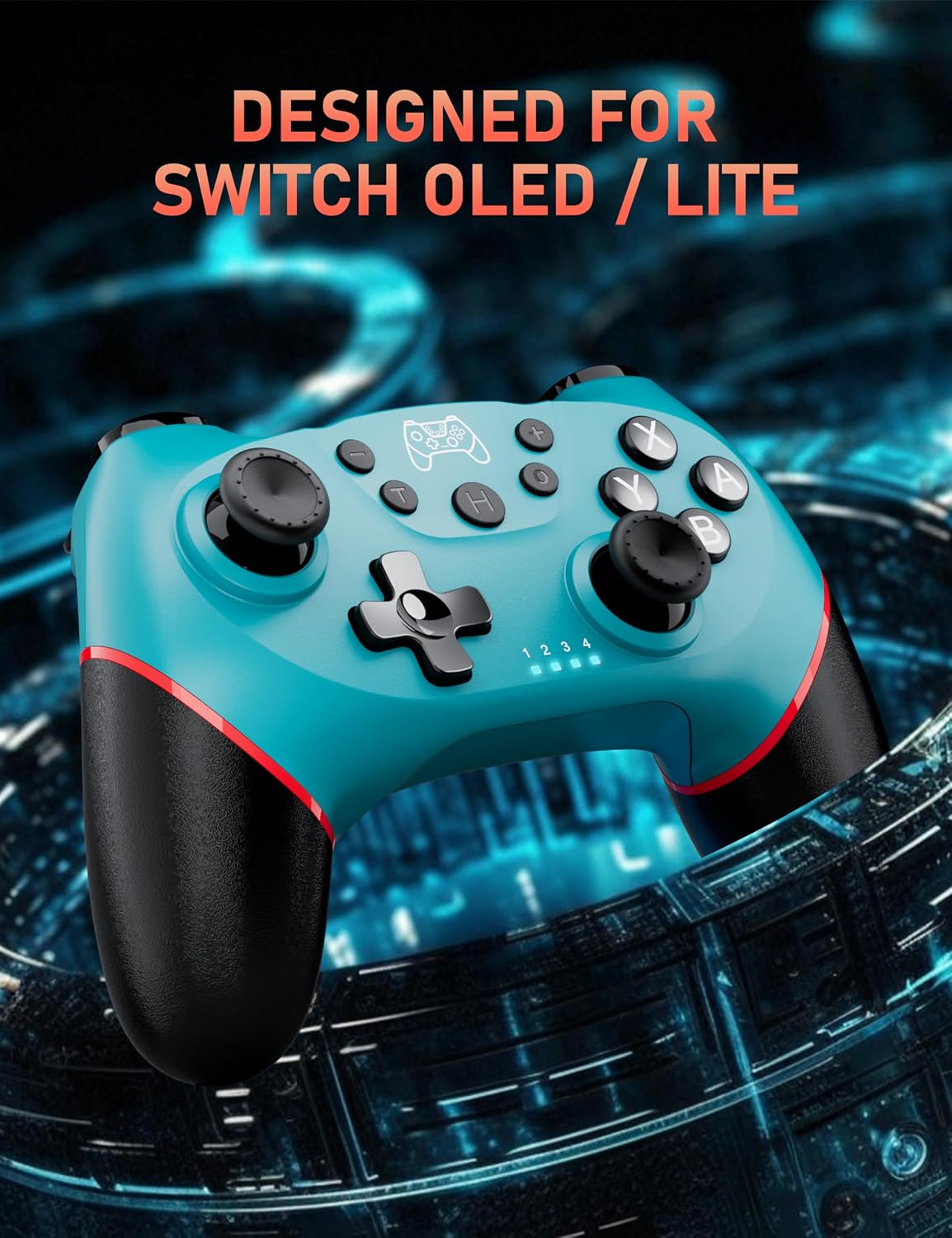 CONTROL INALÁMBRICO DISWOE SWITCH PRO PARA SWITCH 2/LITE/OLED Y PC/ANDROID - 2