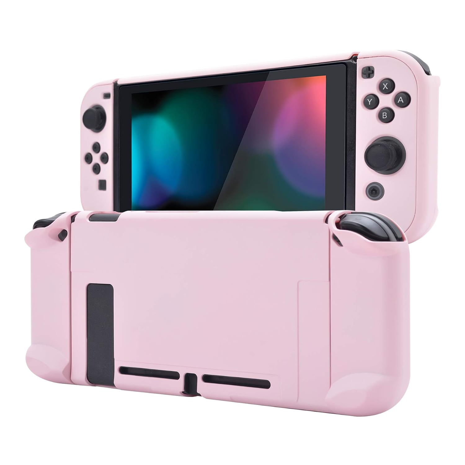 FUNDA PROTECTORA EXTREMERATE PLAYVITAL PARA NINTENDO SWITCH ROSA CEREZO - 1
