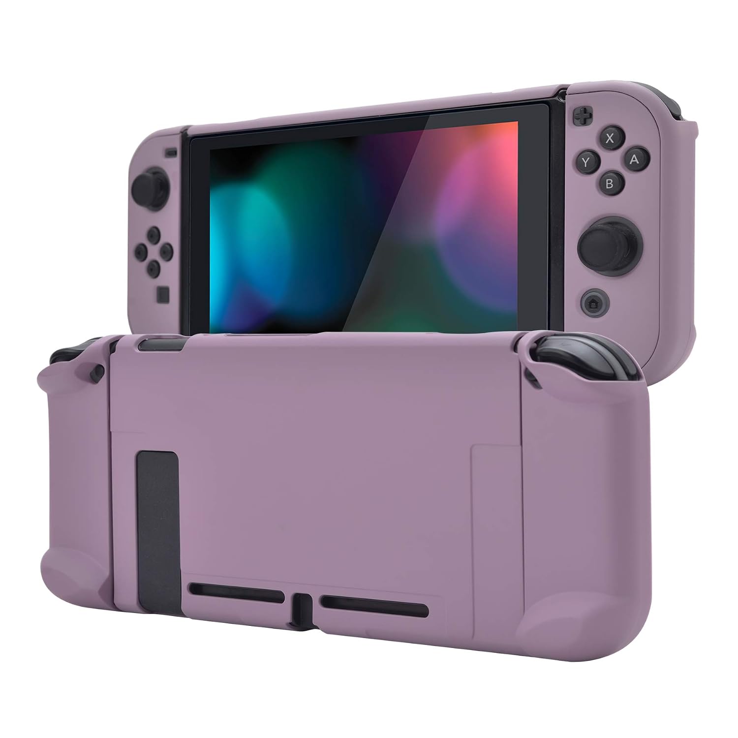 FUNDA PROTECTORA EXTREMERATE PLAYVITAL PARA NINTENDO SWITCH GRIS VIOLETA OSCURO - 1
