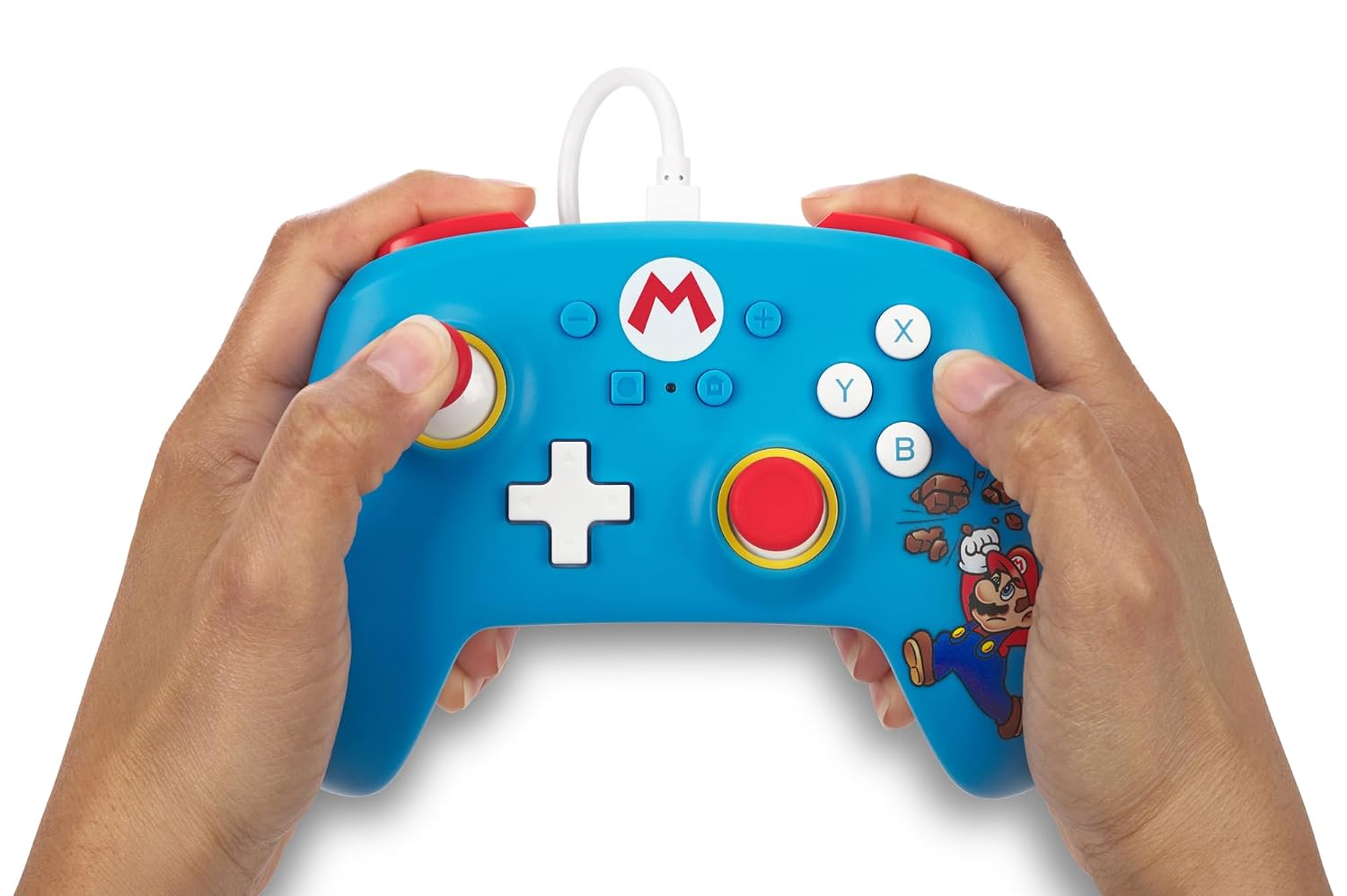 MANDO POWERA NINTENDO SWITCH WIRED CONTROLLER BRICK BREAKER MARIO CON CABLE USB DESMONTABLE 3M - 2