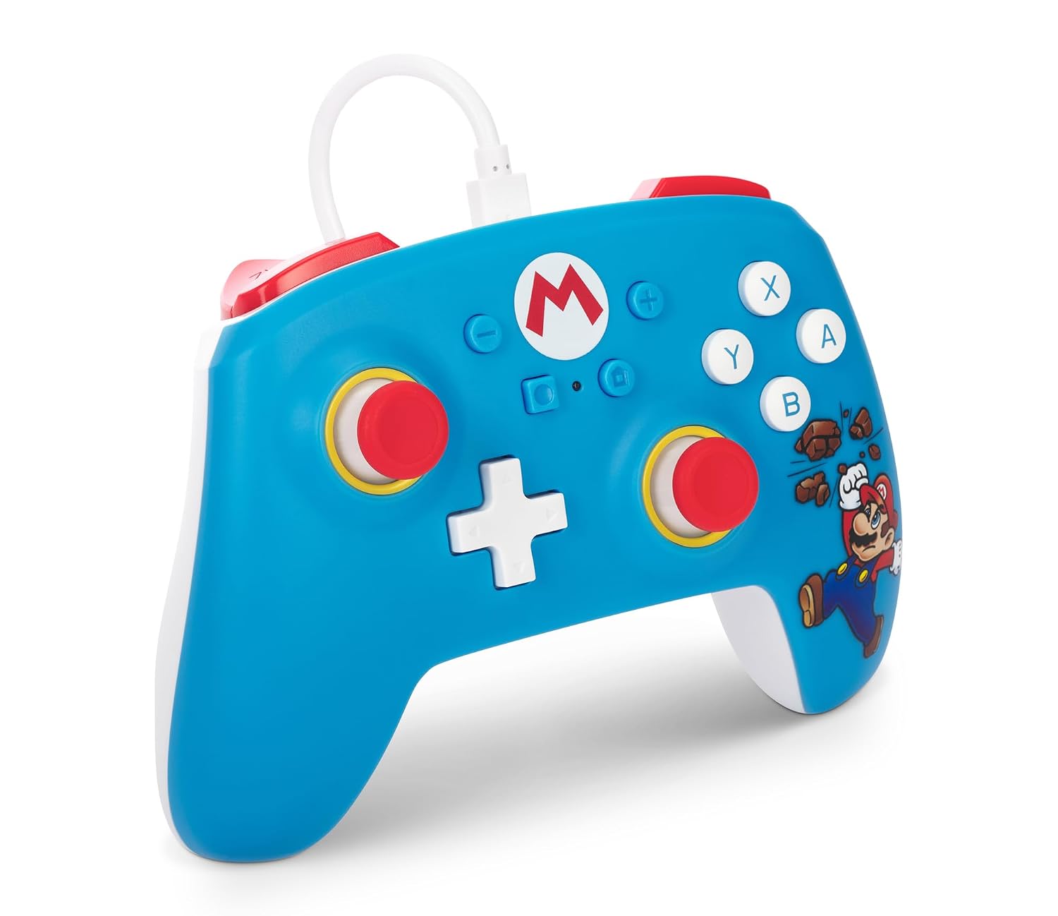 MANDO POWERA NINTENDO SWITCH WIRED CONTROLLER BRICK BREAKER MARIO CON CABLE USB DESMONTABLE 3M - 3