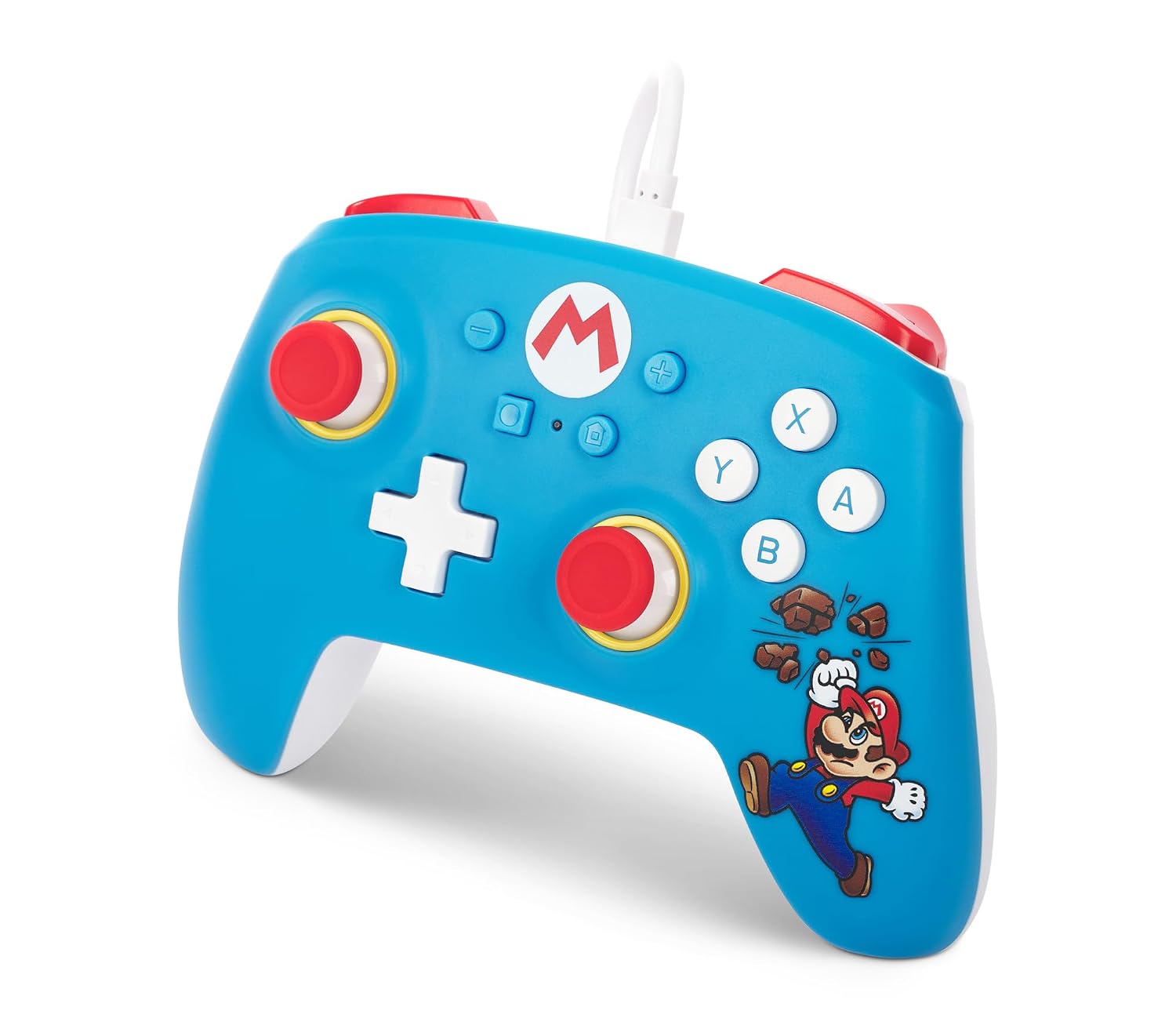 MANDO POWERA NINTENDO SWITCH WIRED CONTROLLER BRICK BREAKER MARIO CON CABLE USB DESMONTABLE 3M - 5