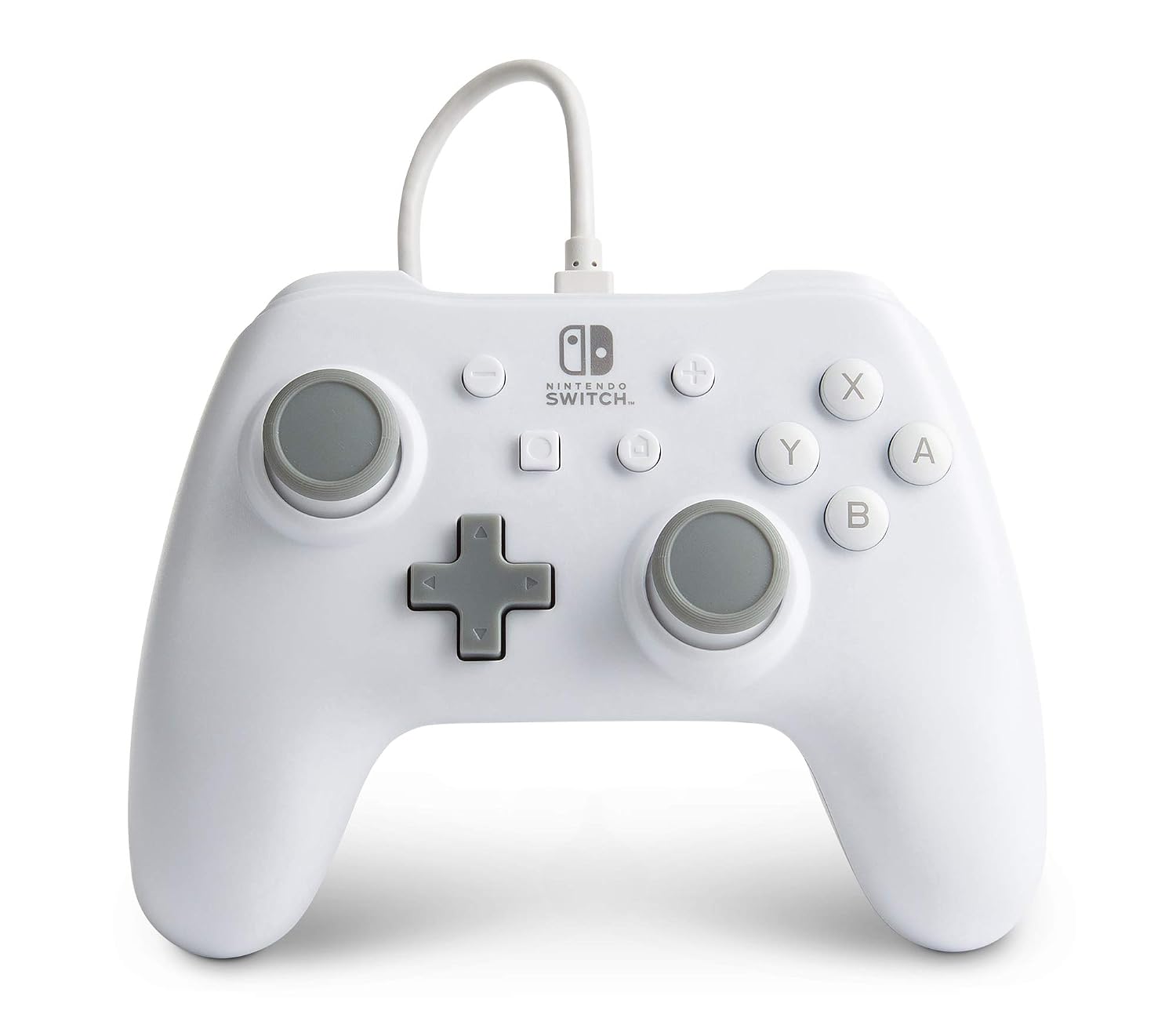 MANDO CON CABLE POWERA PARA NINTENDO SWITCH BLANCO - 1