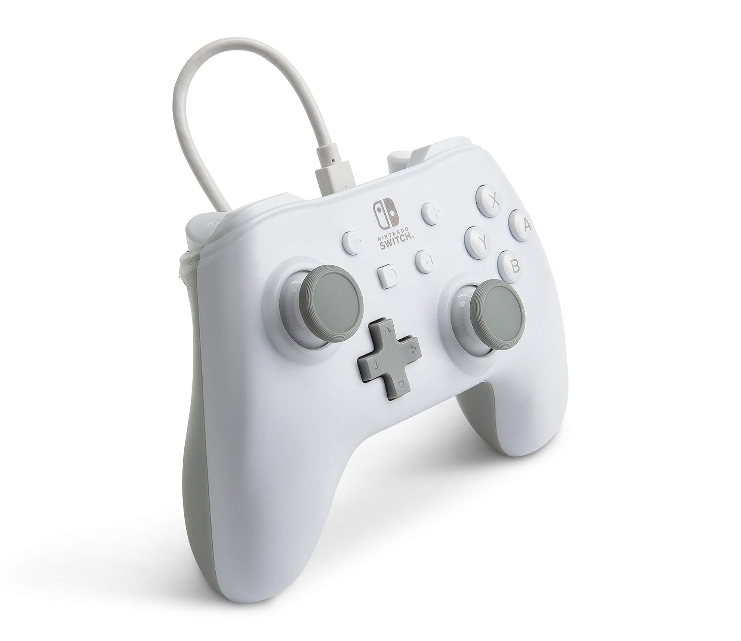 MANDO CON CABLE POWERA PARA NINTENDO SWITCH BLANCO - 2