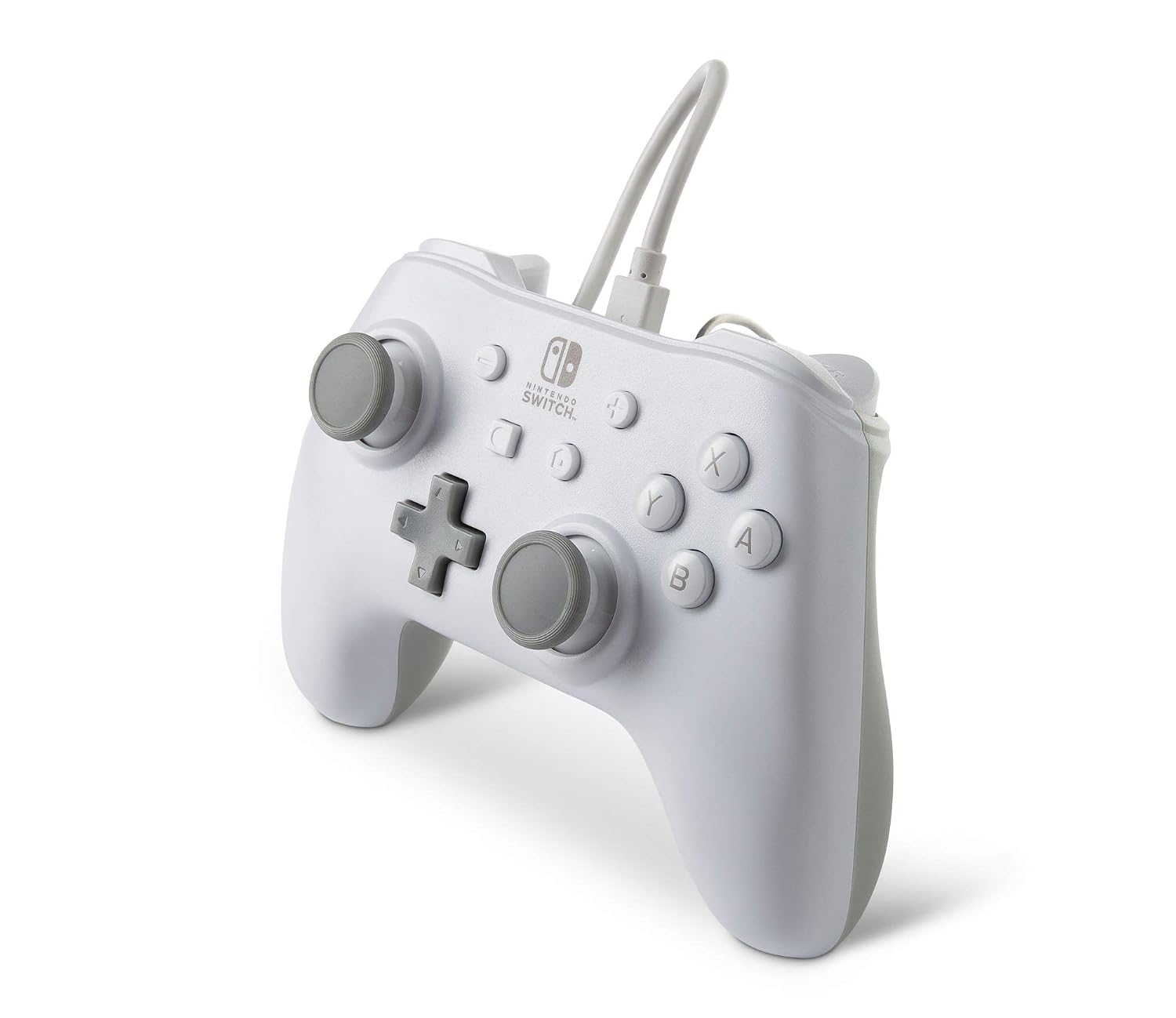 MANDO CON CABLE POWERA PARA NINTENDO SWITCH BLANCO - 4