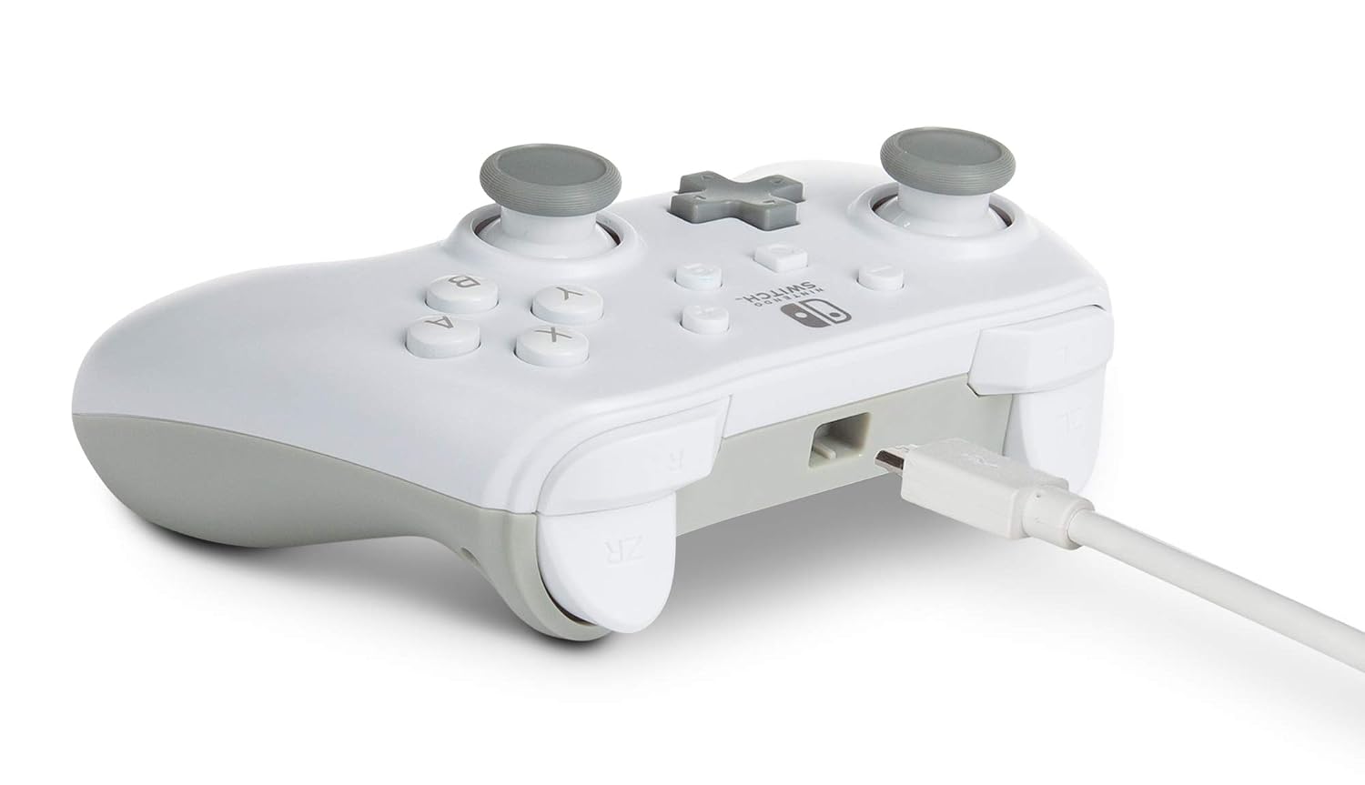 MANDO CON CABLE POWERA PARA NINTENDO SWITCH BLANCO - 5