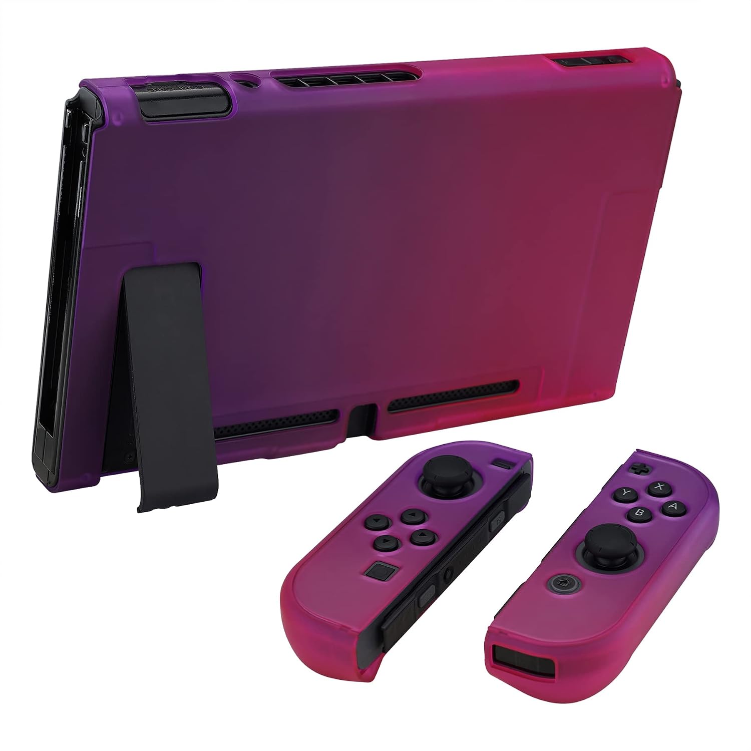 FUNDA RÍGIDA EXTREMERATE PLAYVITAL PARA NINTENDO SWITCH MORADO ROJO - 5