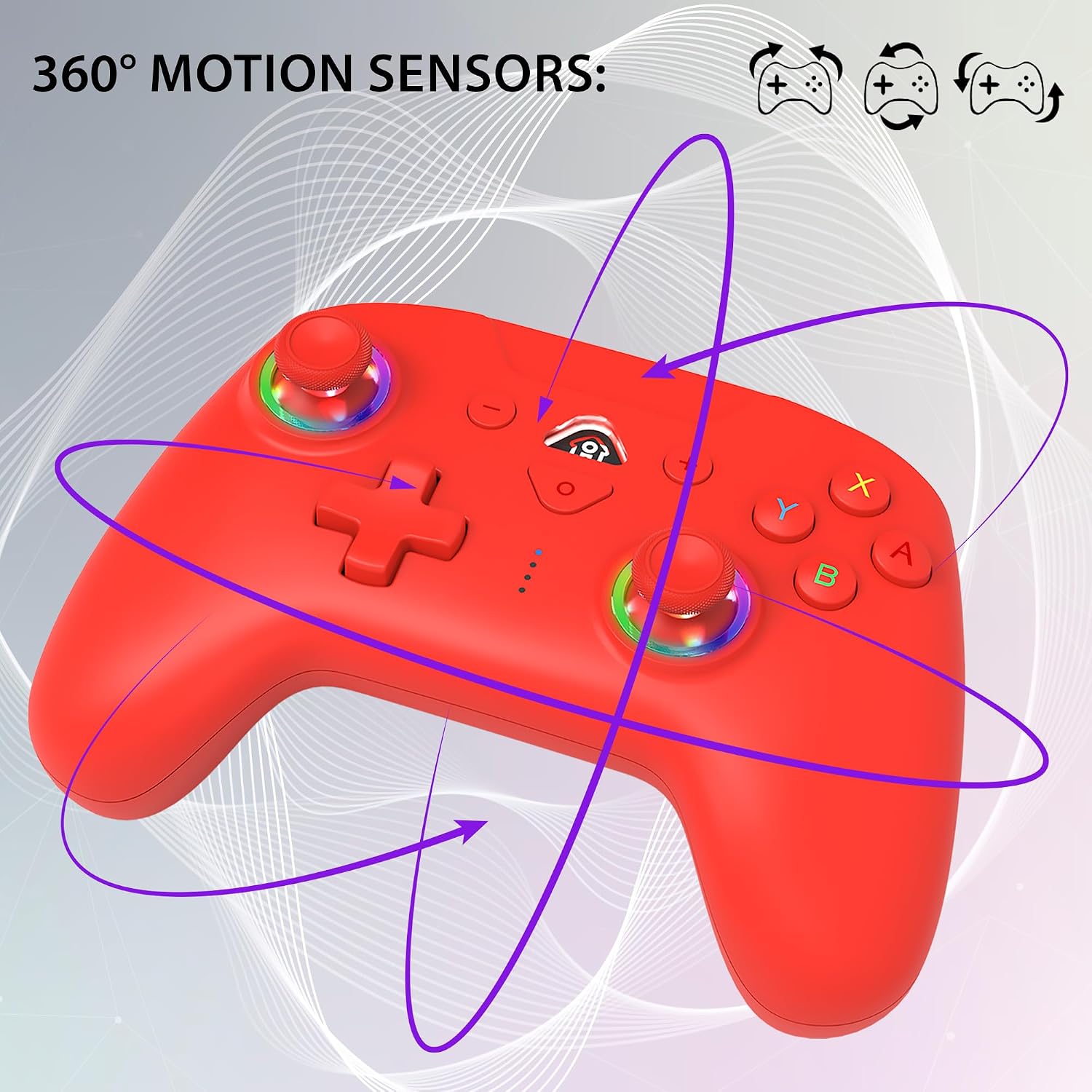 MANDO INALÁMBRICO SUBSONIC SWITCH Y SWITCH 2 LED PRO ROJO - 3