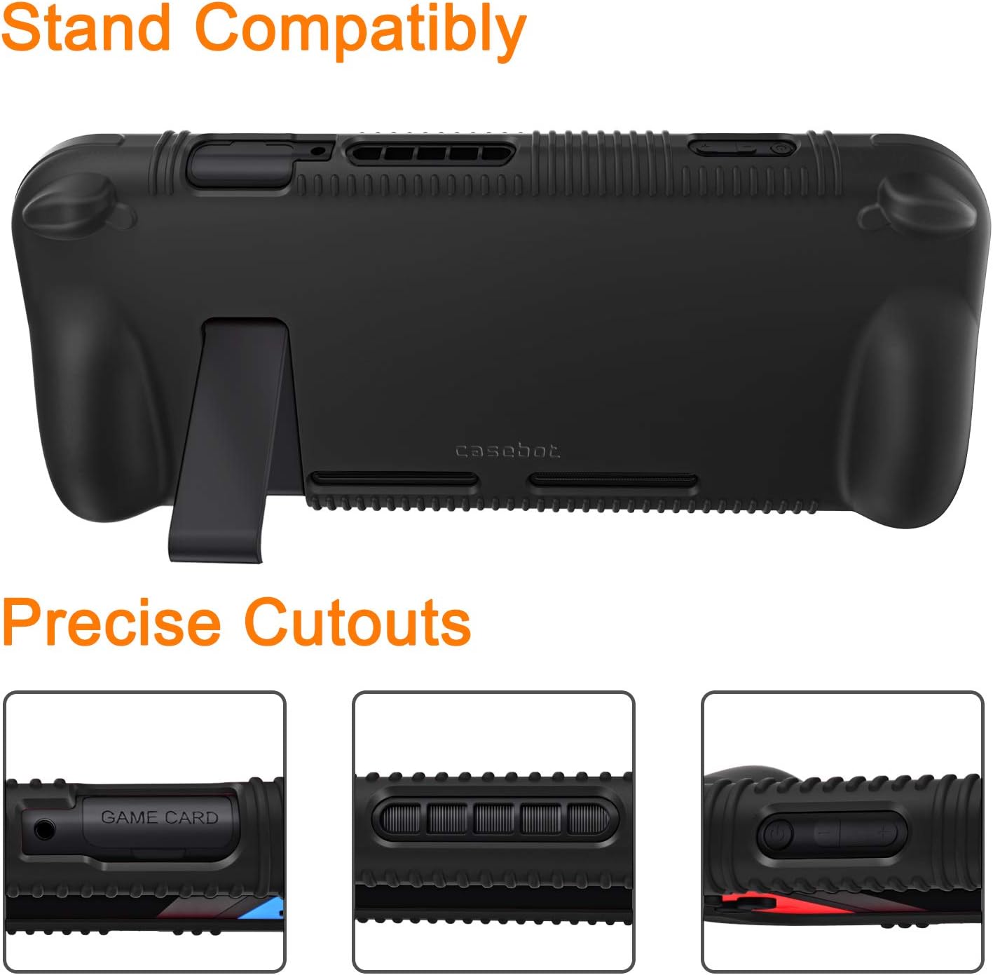 FUNDA PROTECTORA DE SILICONA FINTIE PARA NINTENDO SWITCH 2017 - 5