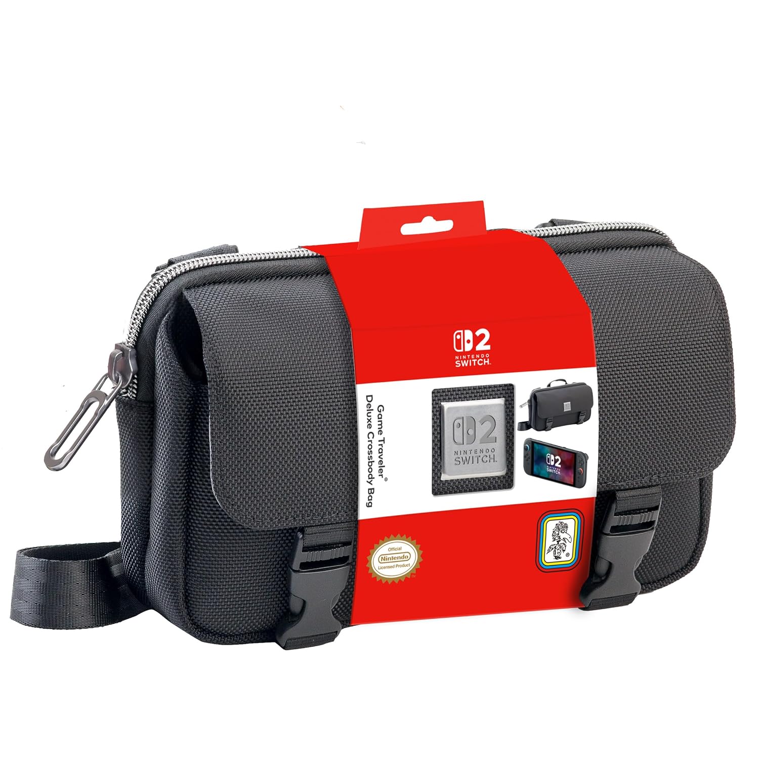 FUNDA R.D.S. INDUSTRIES GAME TRAVELER DELUXE PARA NINTENDO SWITCH Y SWITCH OLED NEGRA HORIZONTAL - 1