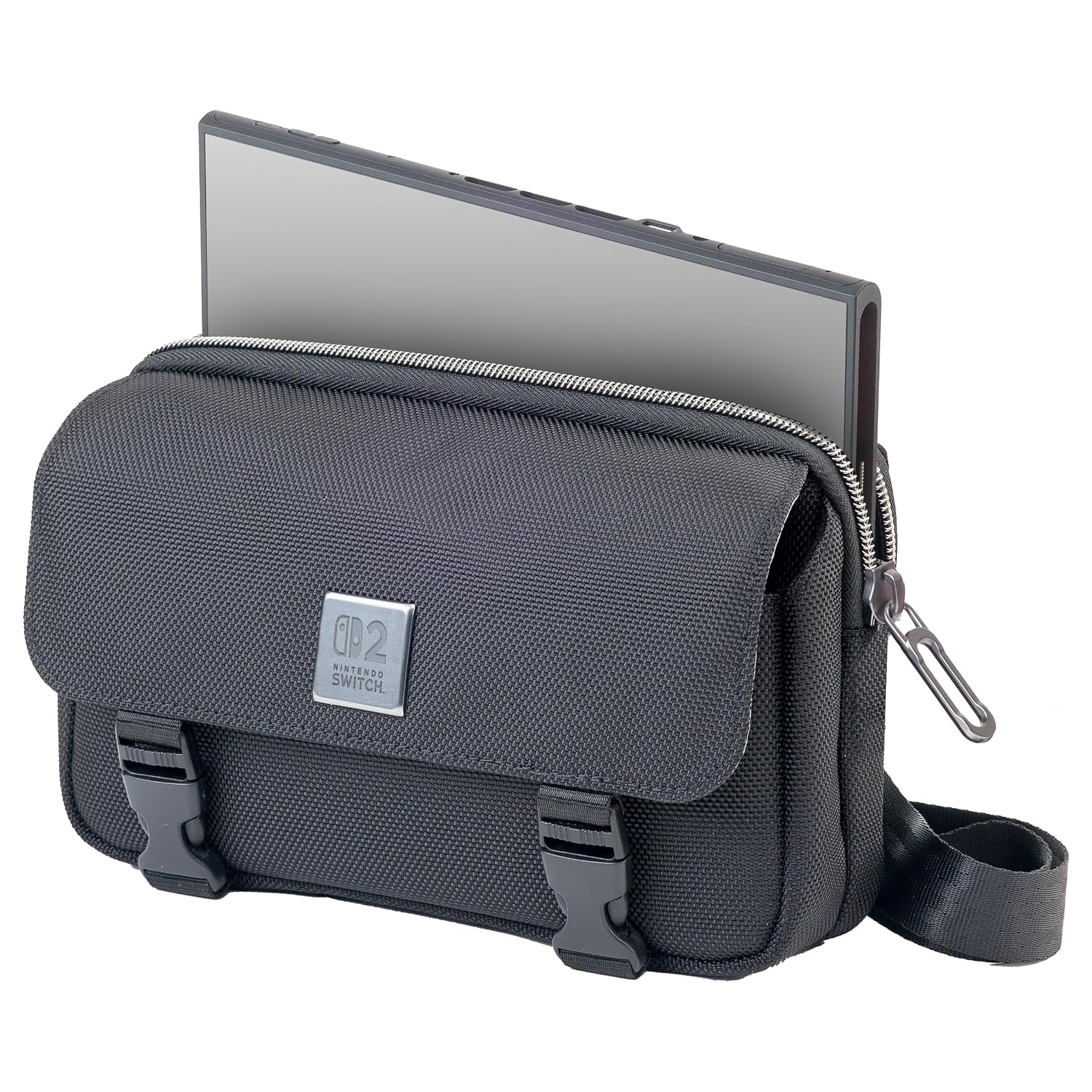 FUNDA R.D.S. INDUSTRIES GAME TRAVELER DELUXE PARA NINTENDO SWITCH Y SWITCH OLED NEGRA HORIZONTAL - 3