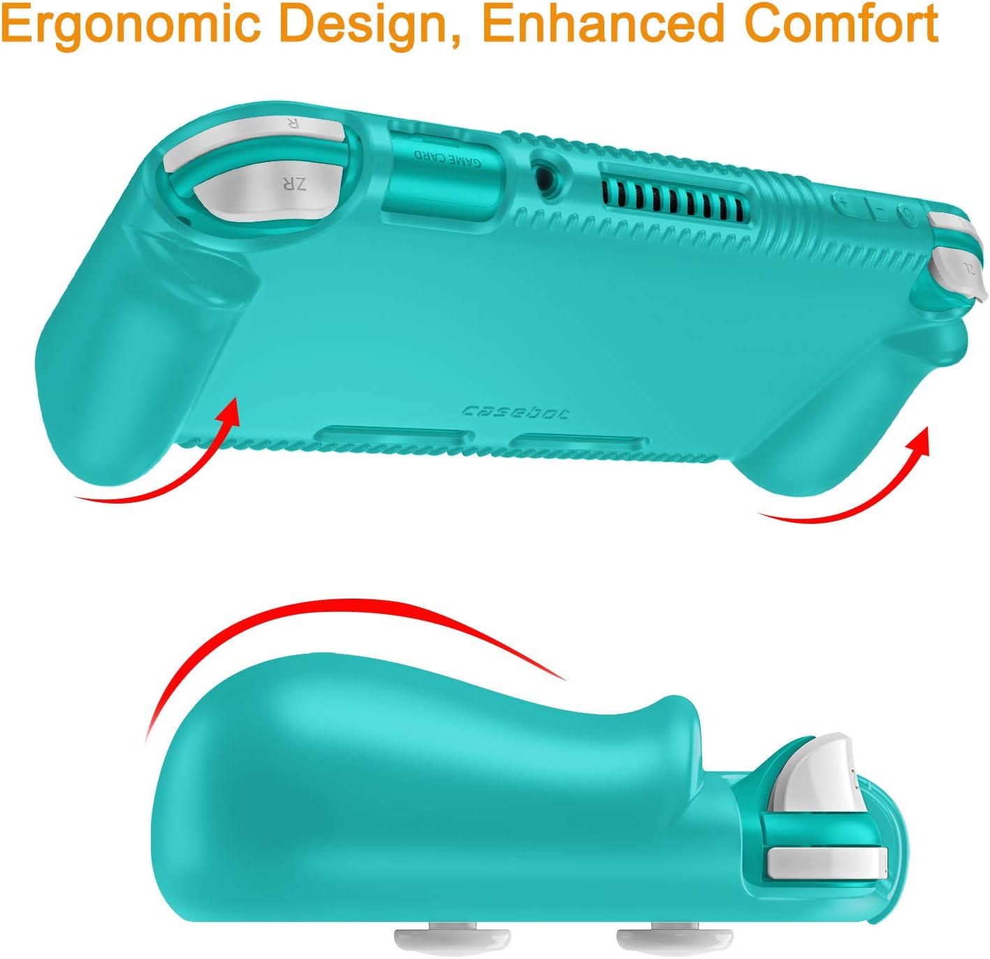 FUNDA DE SILICONA SUAVE FINTIE PARA NINTENDO SWITCH LITE 2019 - 3