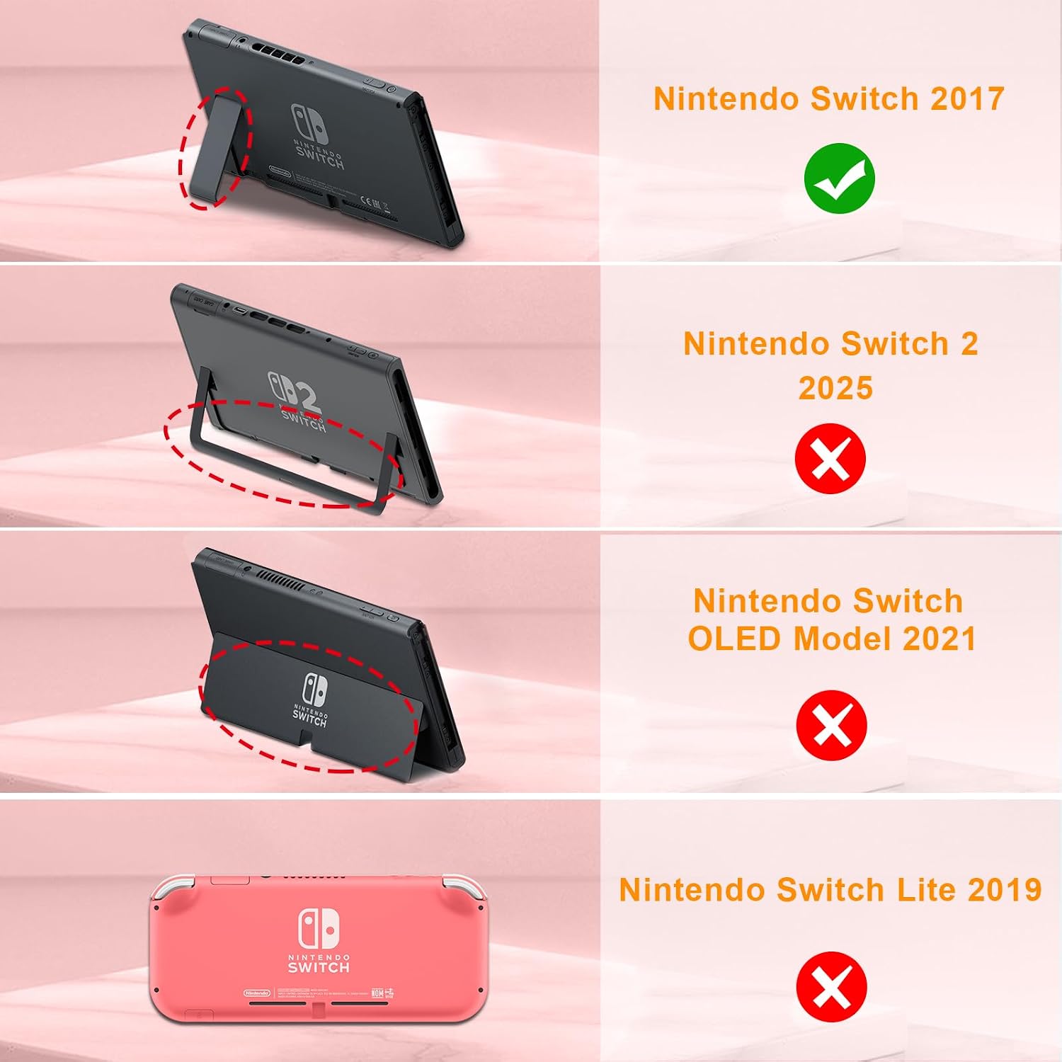 FUNDA PROTECTORA DE SILICONA FINTIE PARA NINTENDO SWITCH 2017 - 2