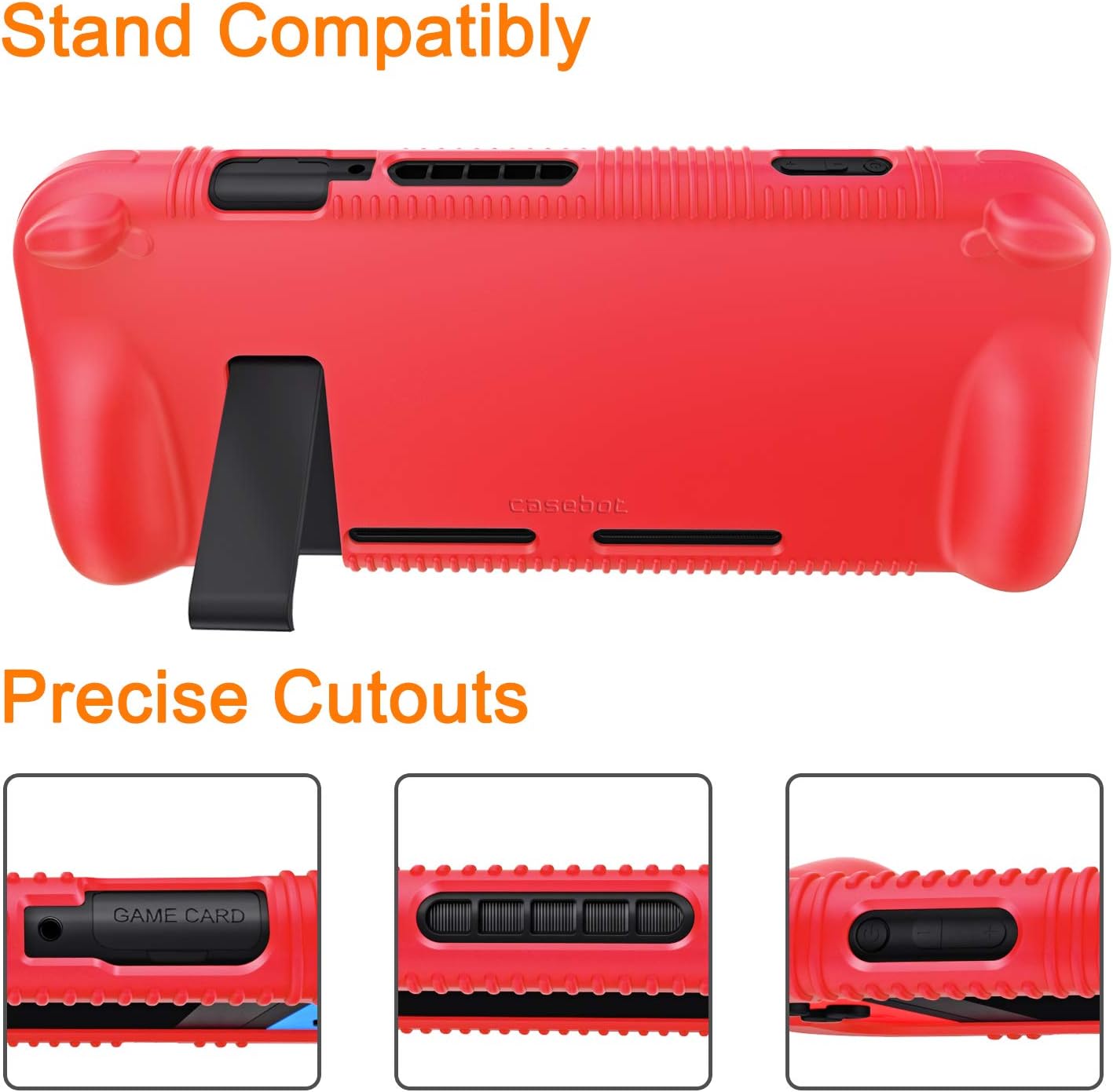 FUNDA PROTECTORA DE SILICONA FINTIE PARA NINTENDO SWITCH 2017 - 5