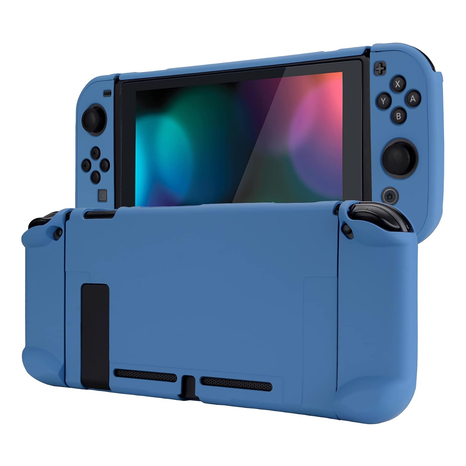 FUNDA PROTECTORA EXTREMERATE PLAYVITAL PARA NINTENDO SWITCH MORADO Y AMARILLO - 1