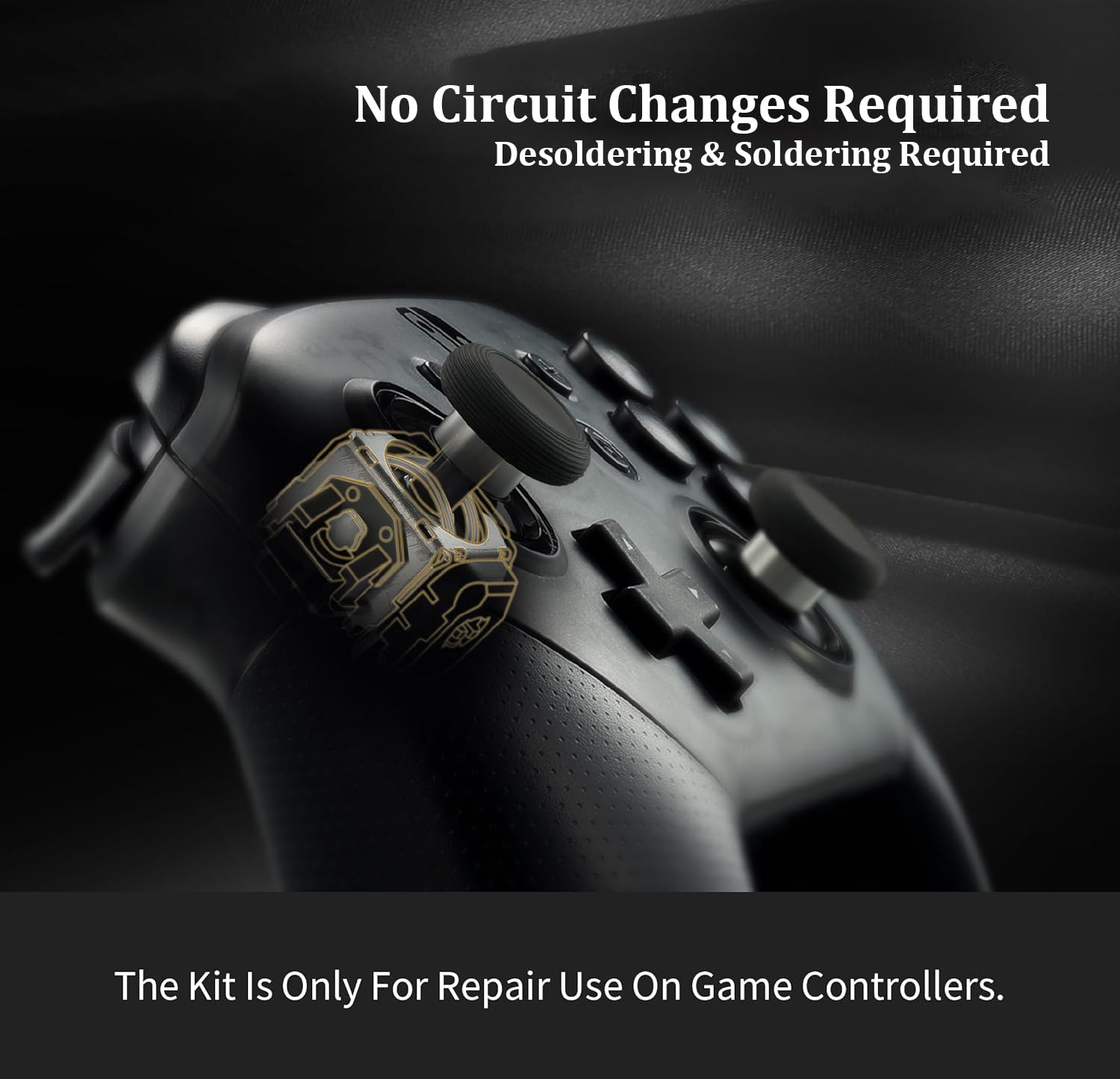 JOYSTICK MAGNÉTICO DE REEMPLAZO GULIKIT TMR PARA CONTROL PS5 DUALSENSE/EDGE - 4