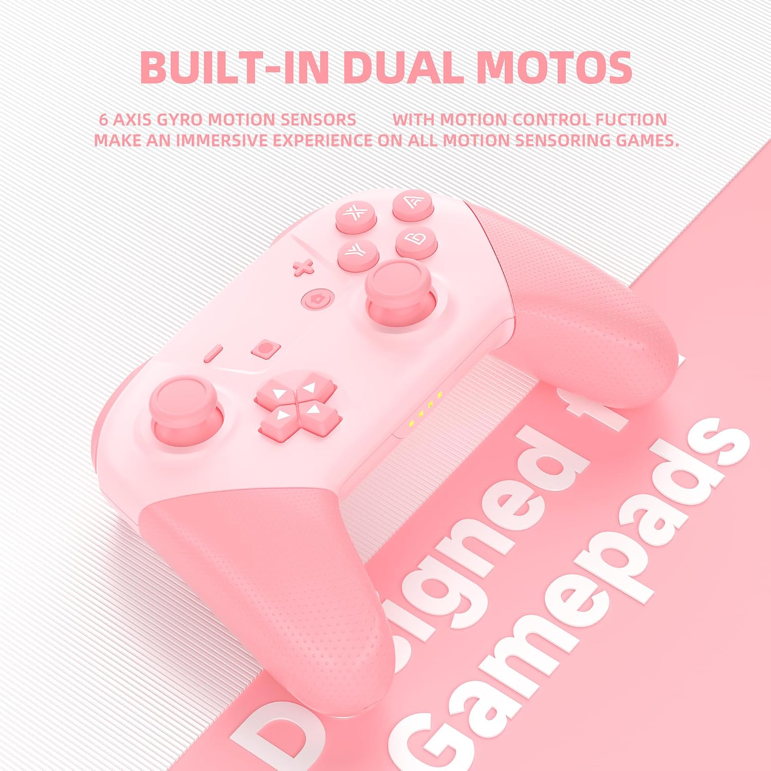 CONTROL INALÁMBRICO SWITCH PRO YKASEK CON ESTUCHE Y FUNCIONES AVANZADAS - 3