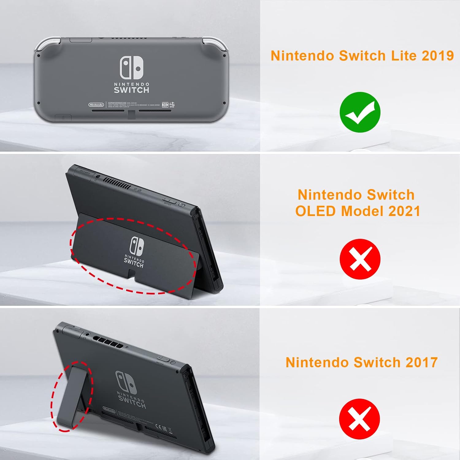 FUNDA DE SILICONA PARA NINTENDO SWITCH LITE FINTIE 2019 - 2
