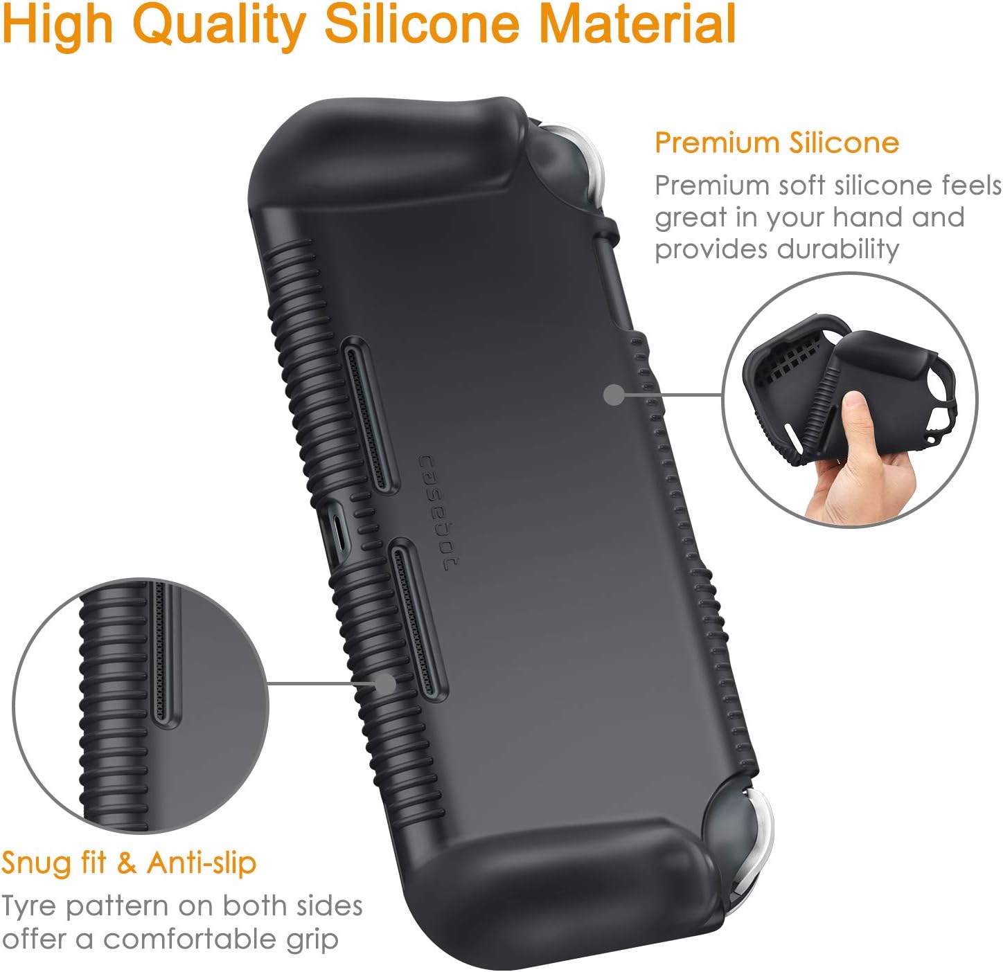 FUNDA DE SILICONA PARA NINTENDO SWITCH LITE FINTIE 2019 - 4