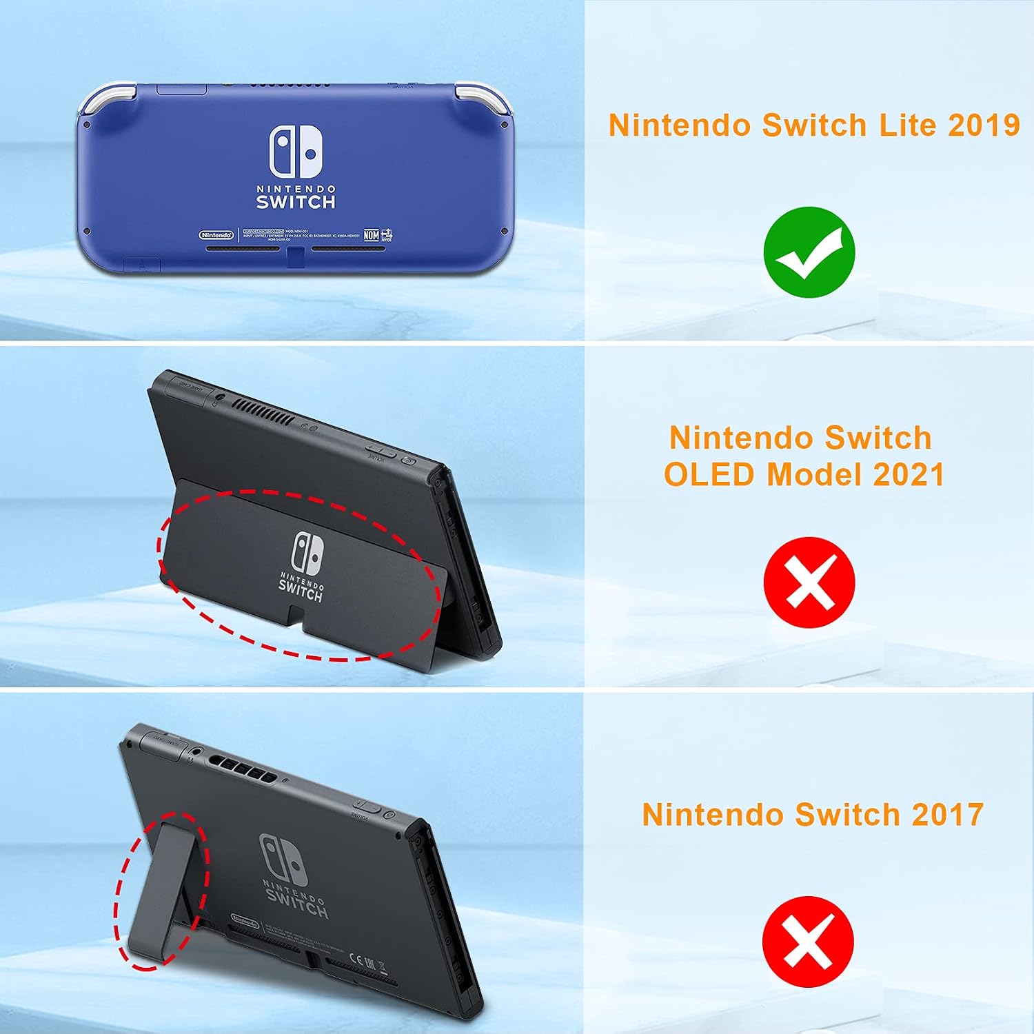 ESTUCHE PROTECTOR FINTIE PARA NINTENDO SWITCH LITE 2019 - 2