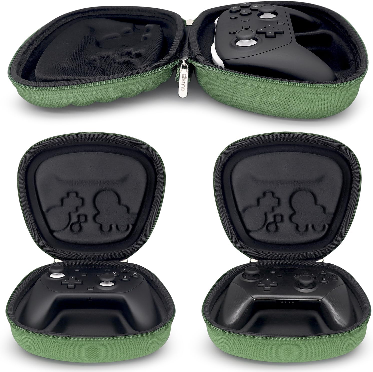 FUNDA PROTECTORA SISMA PARA NINTENDO SWITCH 2 PRO CONTROLLER ARMYGREEN EDICIÓN ESPECIAL - 4