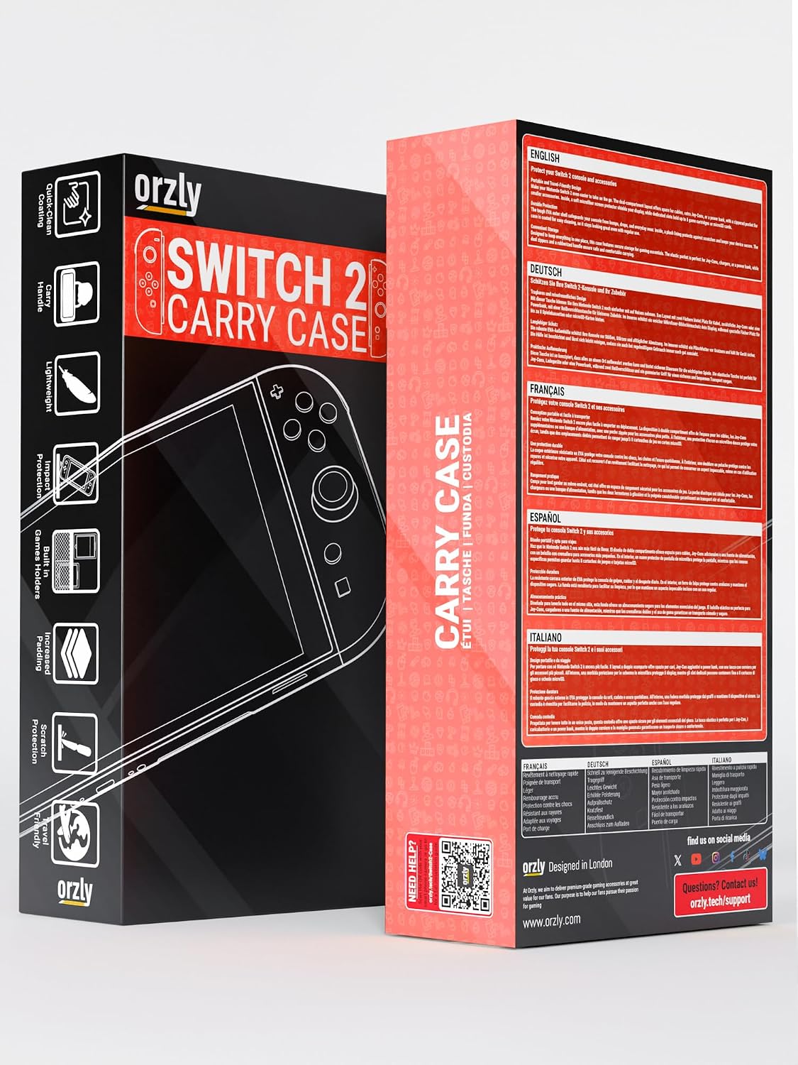 FUNDA ORZLY PARA NINTENDO SWITCH 2 7.9 PULGADAS - 3