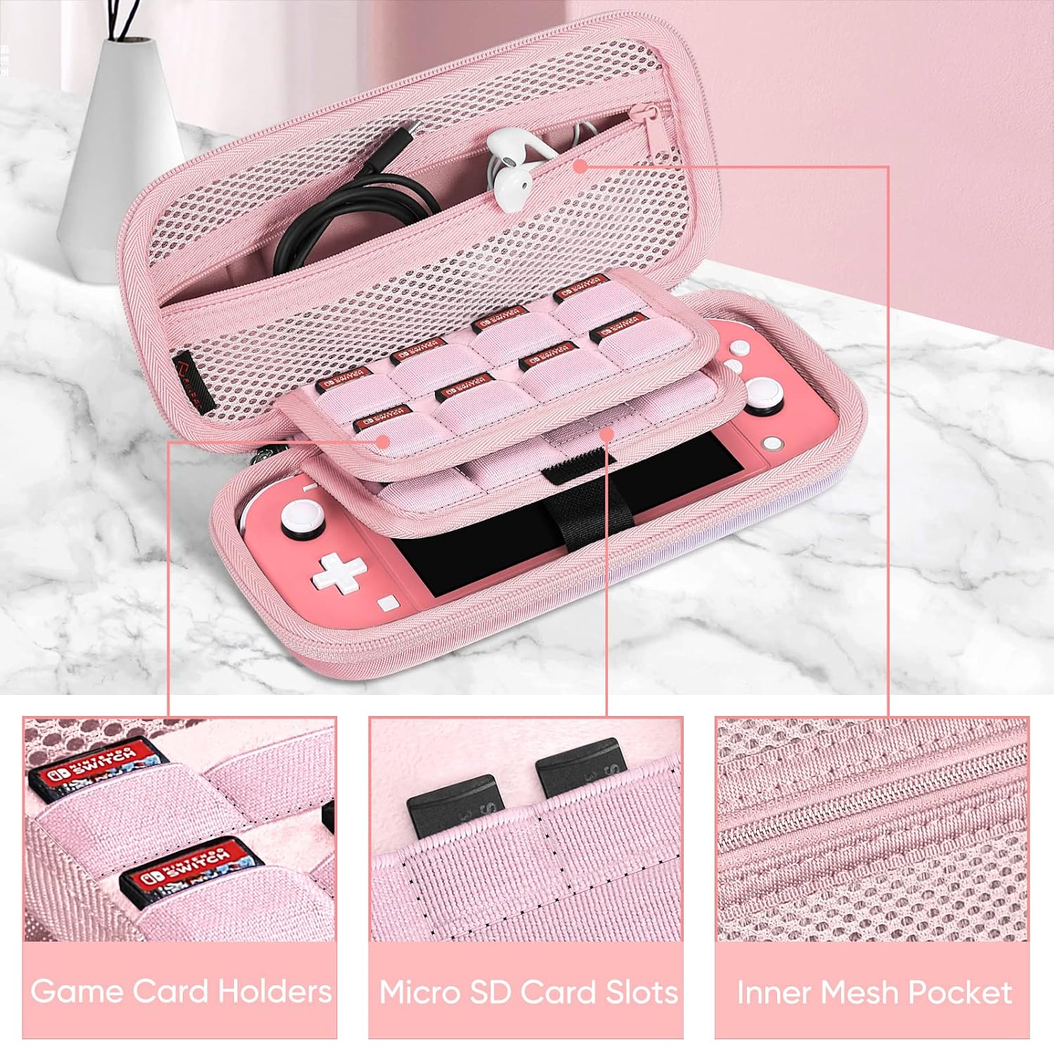 FUNDA RÍGIDA FINTIE PARA NINTENDO SWITCH LITE 2019 - 3