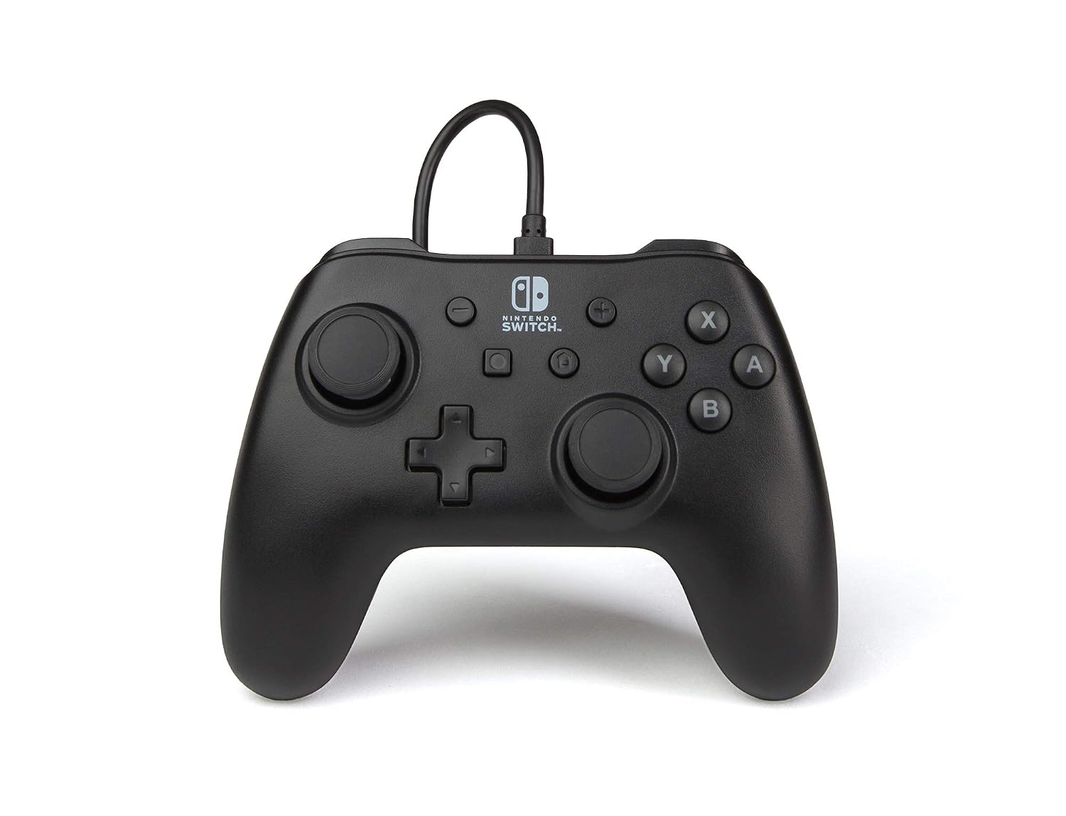 MANDO POWERA NINTENDO SWITCH CON CABLE USB DESMONTABLE 3M NEGRO - 1