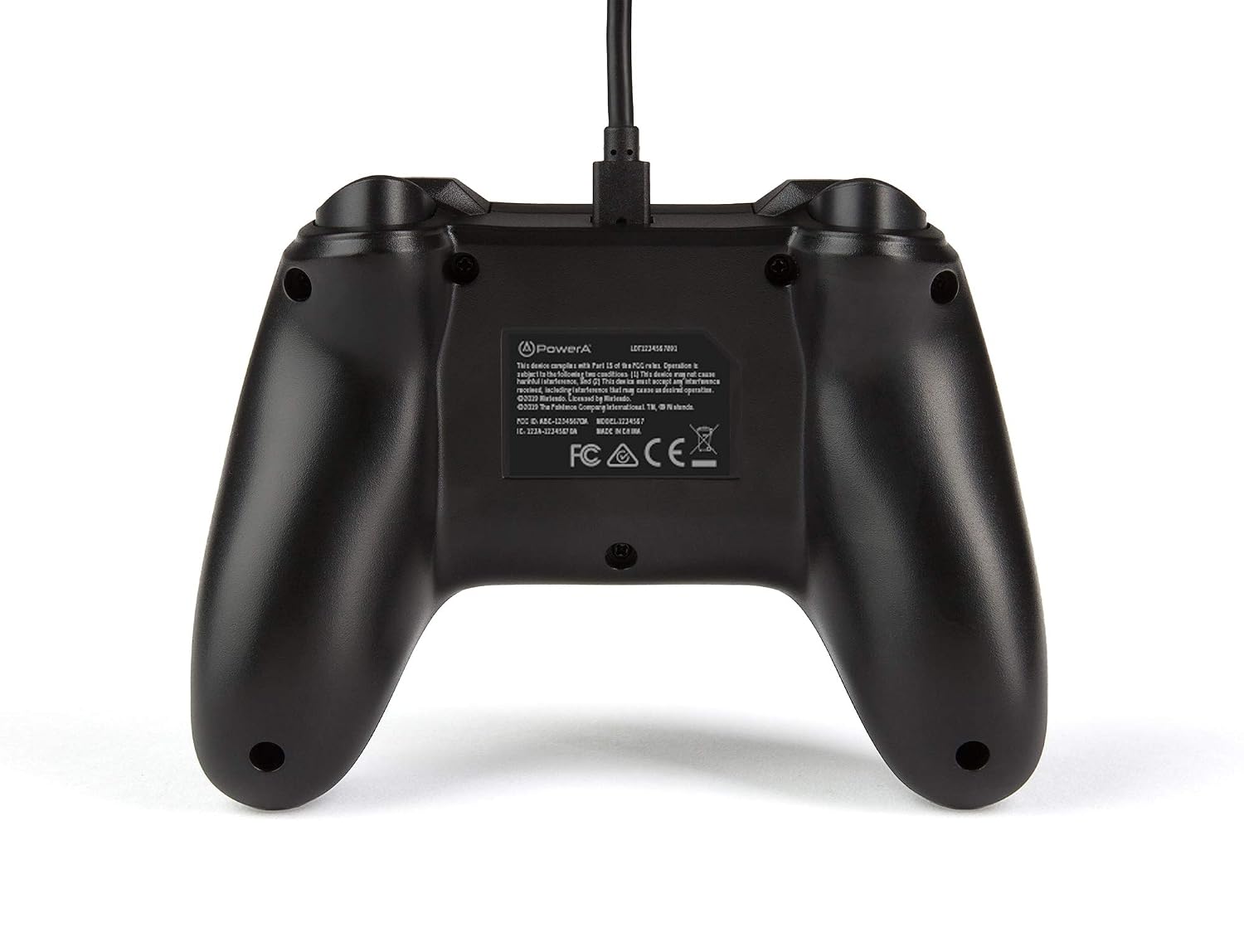 MANDO POWERA NINTENDO SWITCH CON CABLE USB DESMONTABLE 3M NEGRO - 3