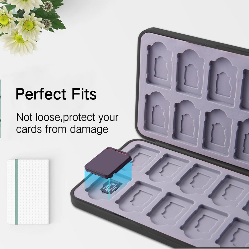 ESTUCHE PARA TARJETAS DE JUEGO PERFECTSIGHT PARA NINTENDO SWITCH Y SWITCH LITE, 24 RANURAS, DISEÑO OJO - 3