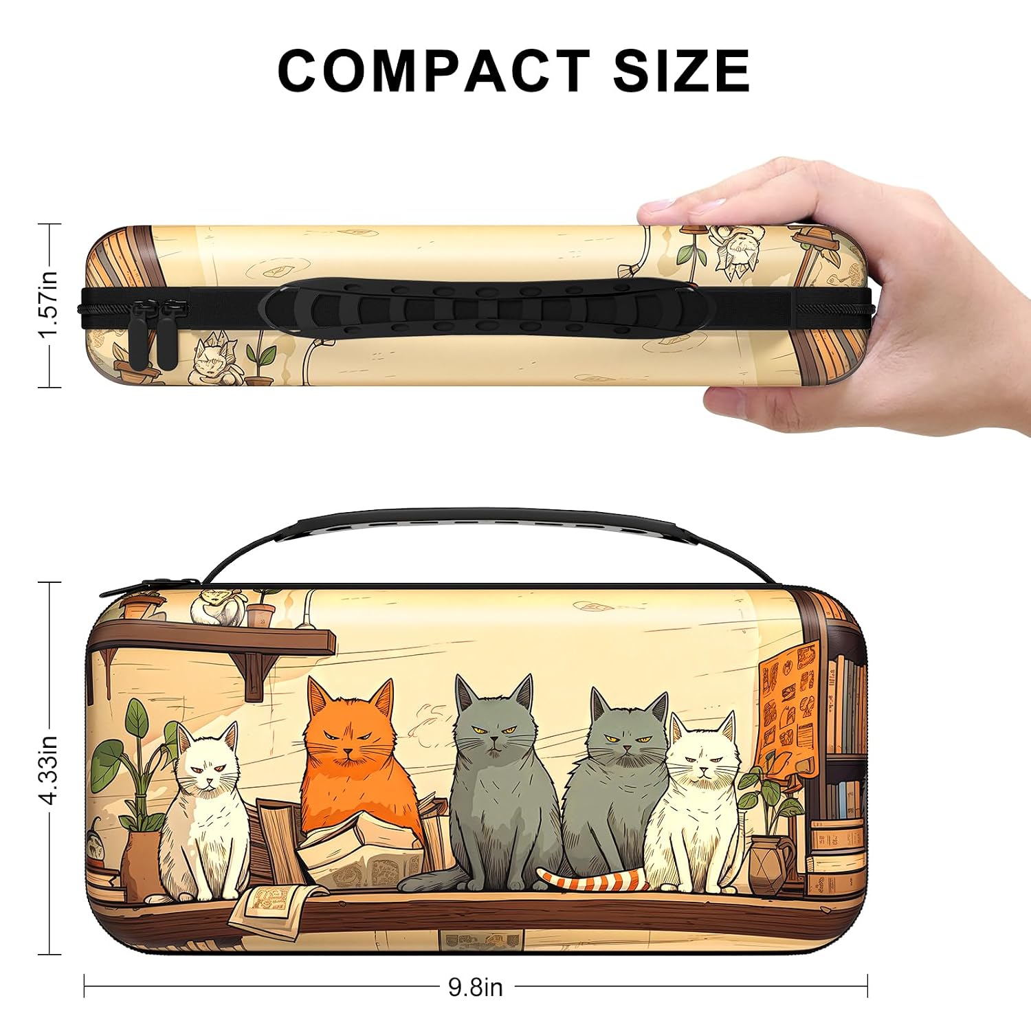 FUNDA RÍGIDA NPOOYI PARA NINTENDO SWITCH OLED 2021/2017 - 5