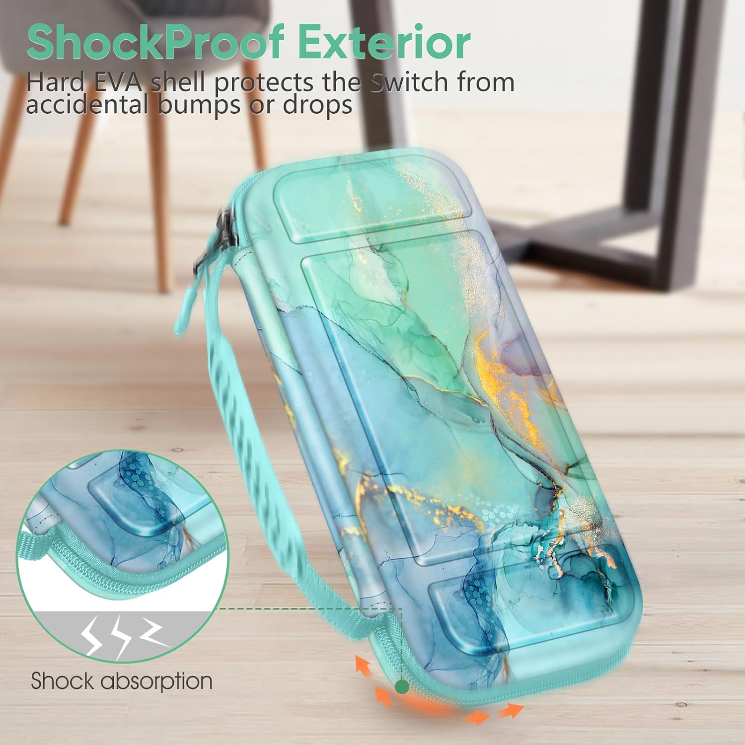 ESTUCHE PROTECTOR FINTIE PARA NINTENDO SWITCH LITE 2019 - 5