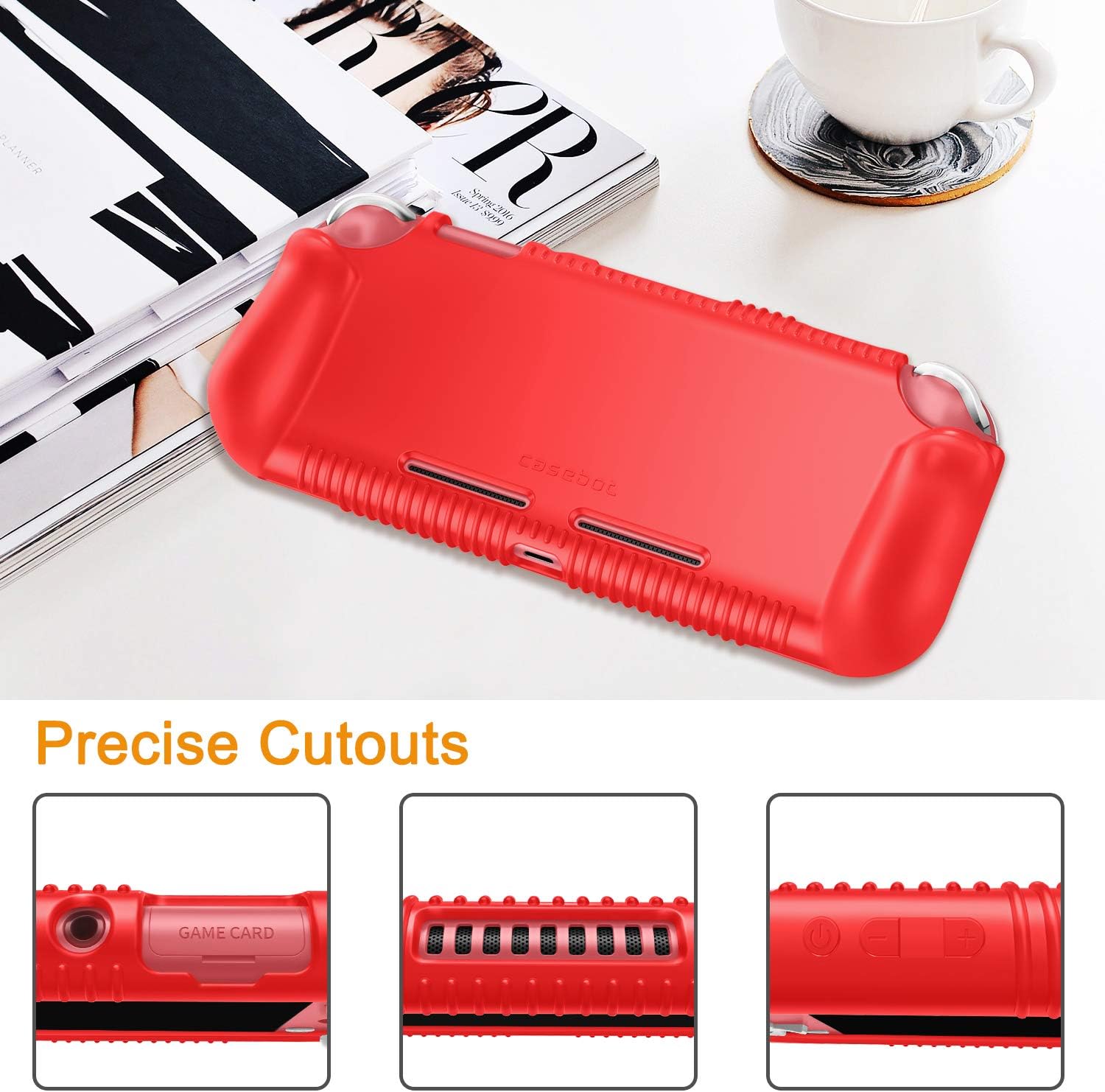FUNDA PROTECTORA DE SILICONA FINTIE PARA NINTENDO SWITCH LITE 2019 - 5
