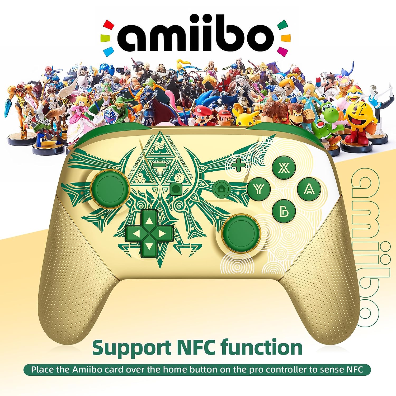 CONTROL INALÁMBRICO SWITCH PRO YKASEK CON ESTUCHE Y FUNCIONES NFC Y VIBRACIÓN DUAL - 2