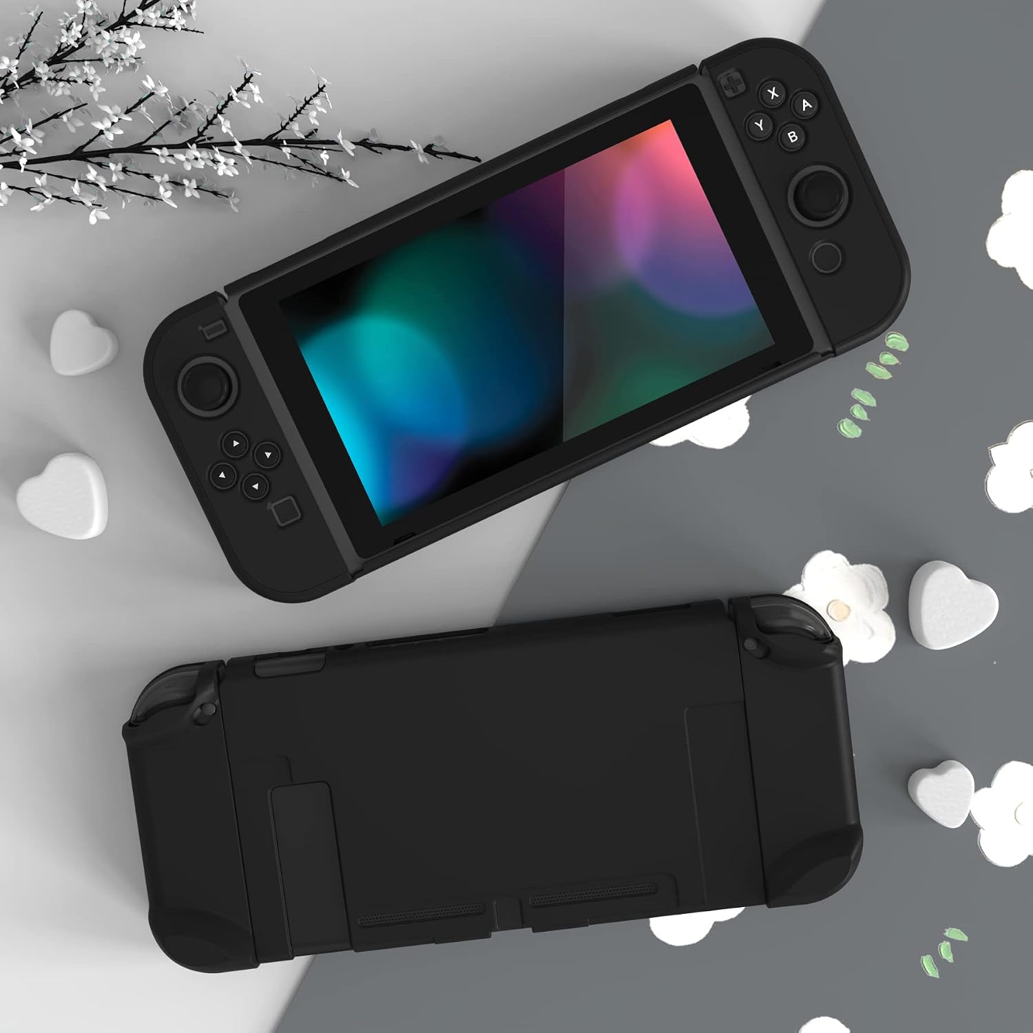 FUNDA PROTECTORA EXTREMERATE PLAYVITAL PARA NINTENDO SWITCH NEGRA - 3