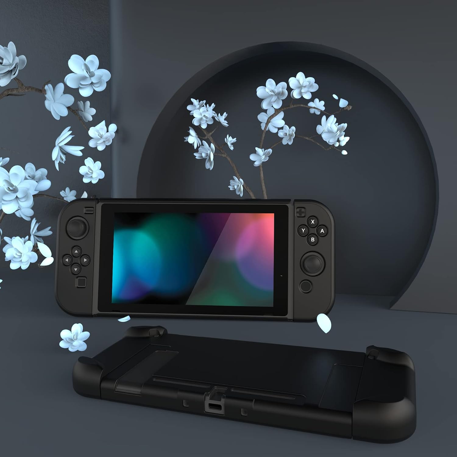 FUNDA PROTECTORA EXTREMERATE PLAYVITAL PARA NINTENDO SWITCH NEGRA - 4